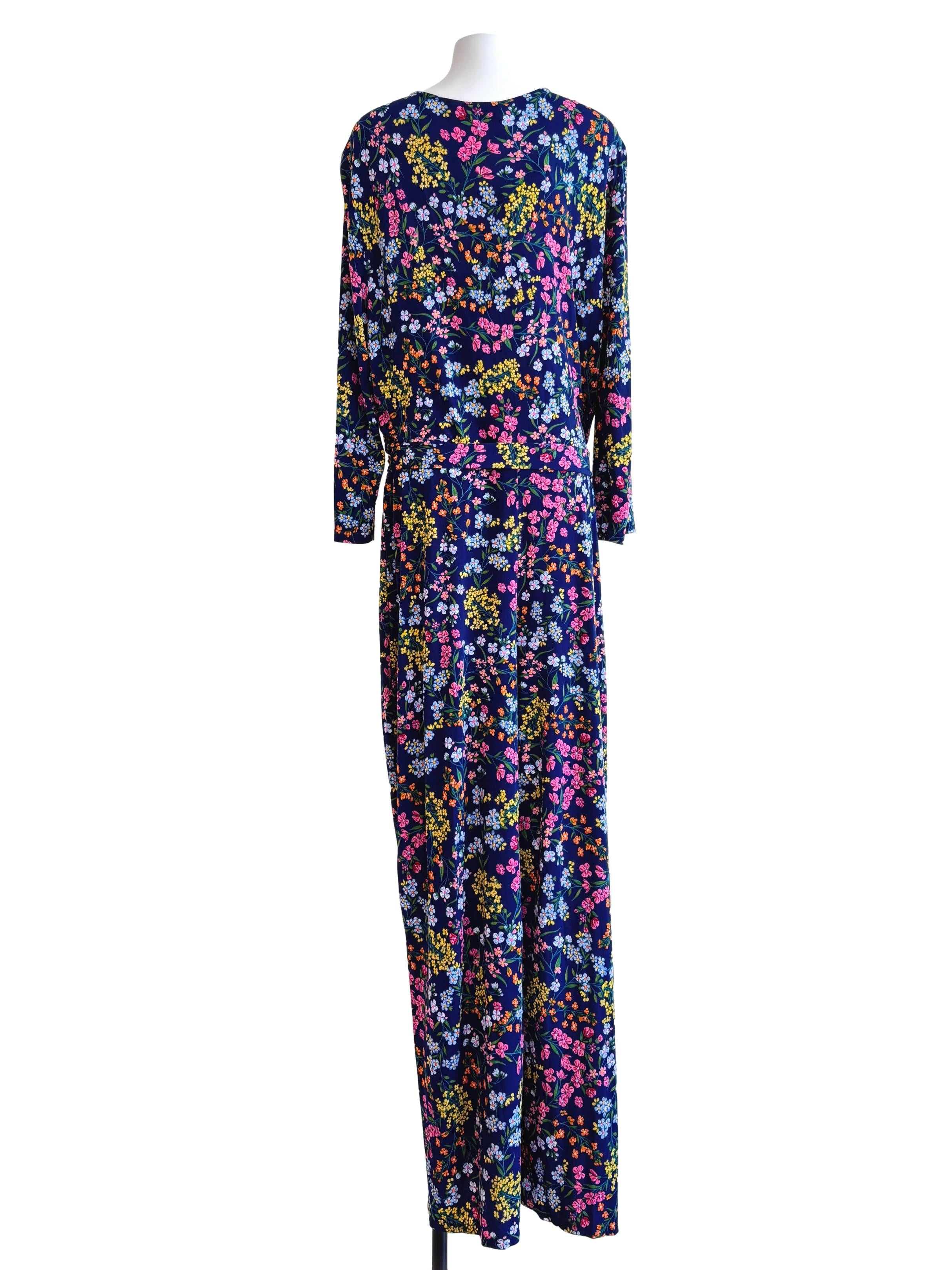 Navy Blue Kayla 3/4 Sleeve Jumpsuit Csn
