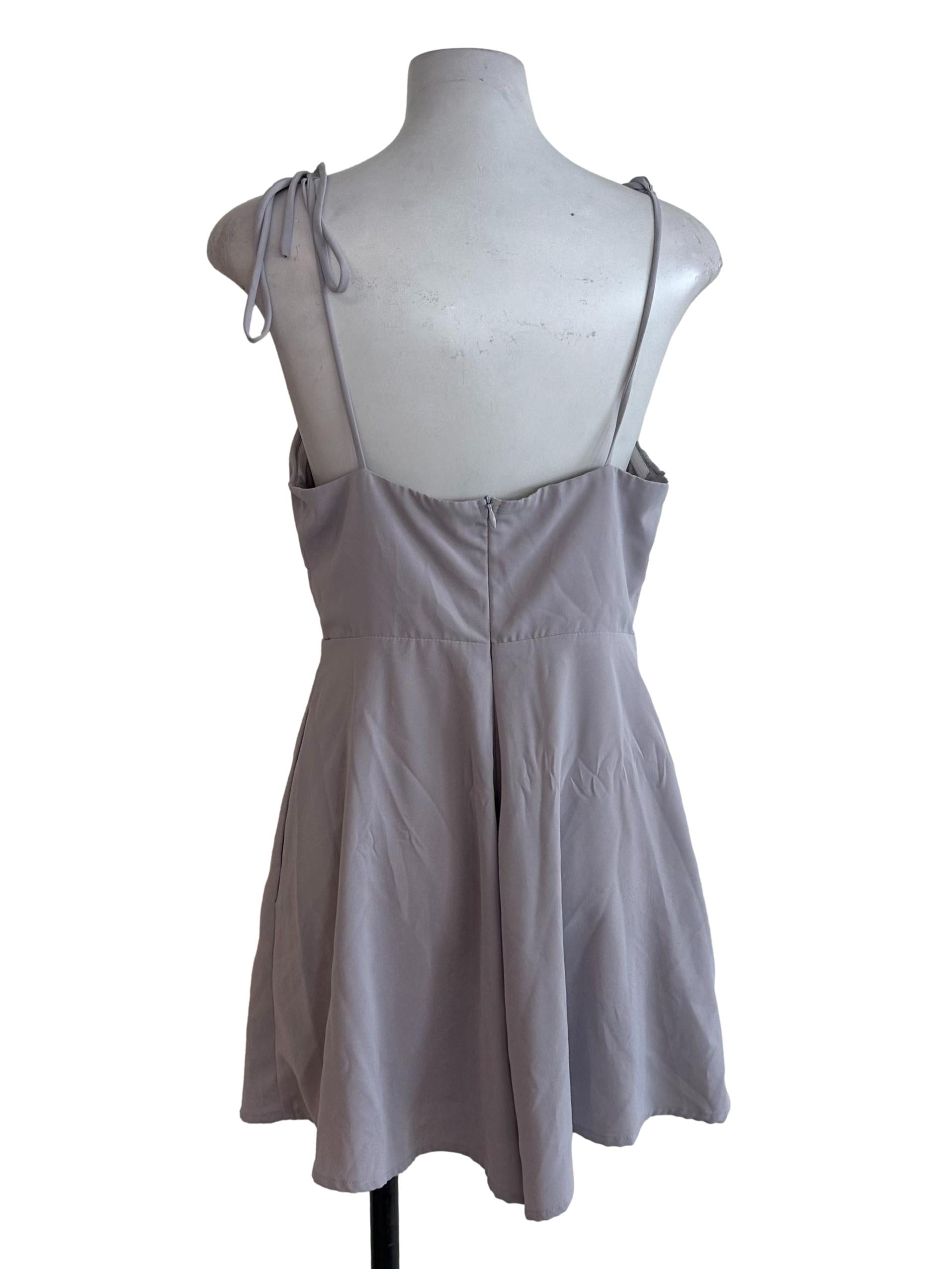 Ash Grey Plain Rompers