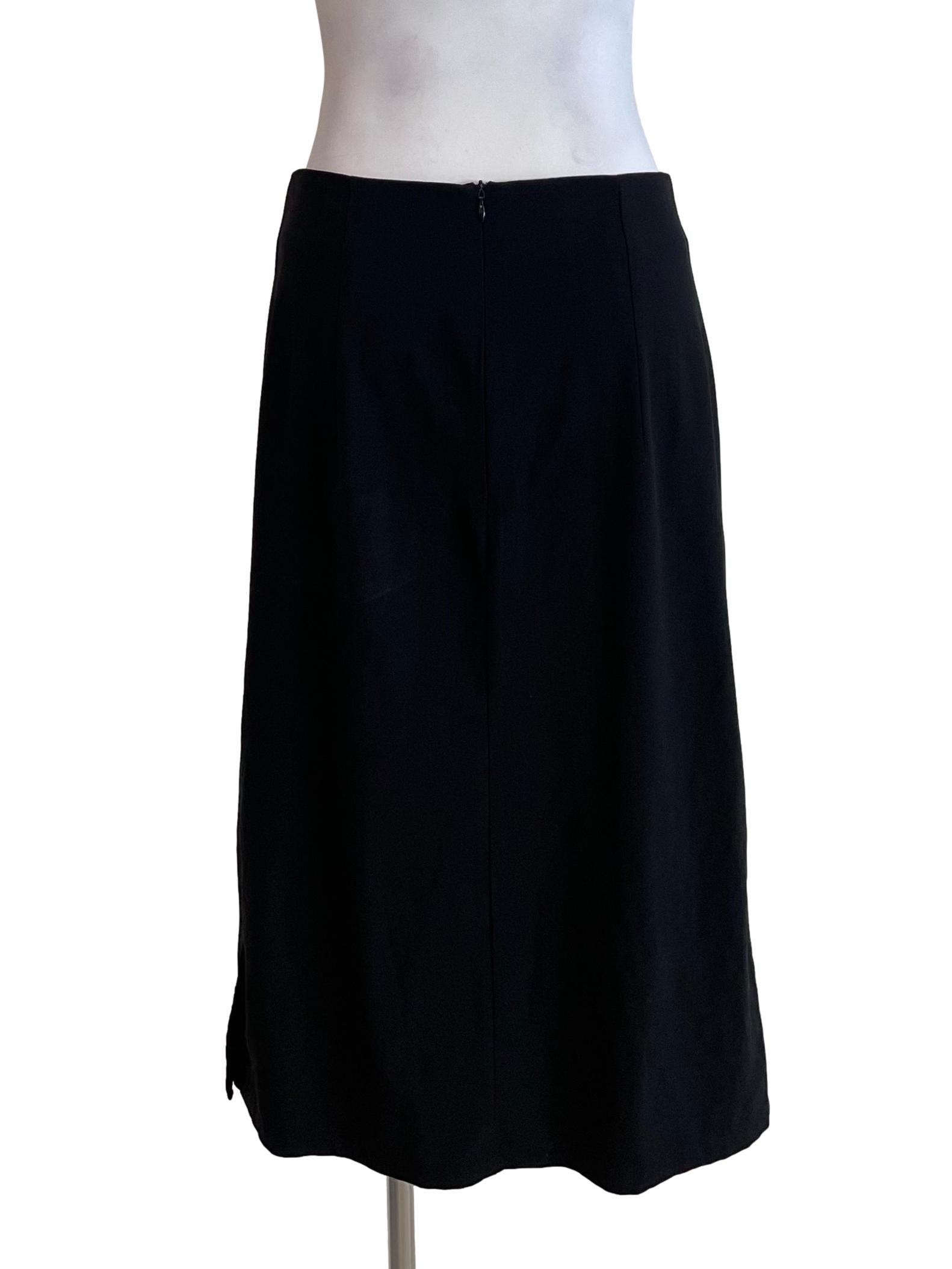 Black A-Line Skirt