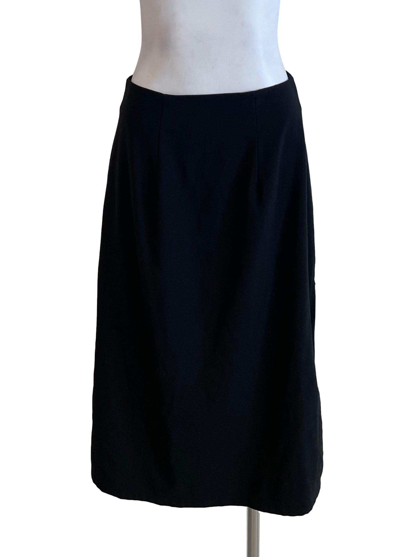 Black A-Line Skirt