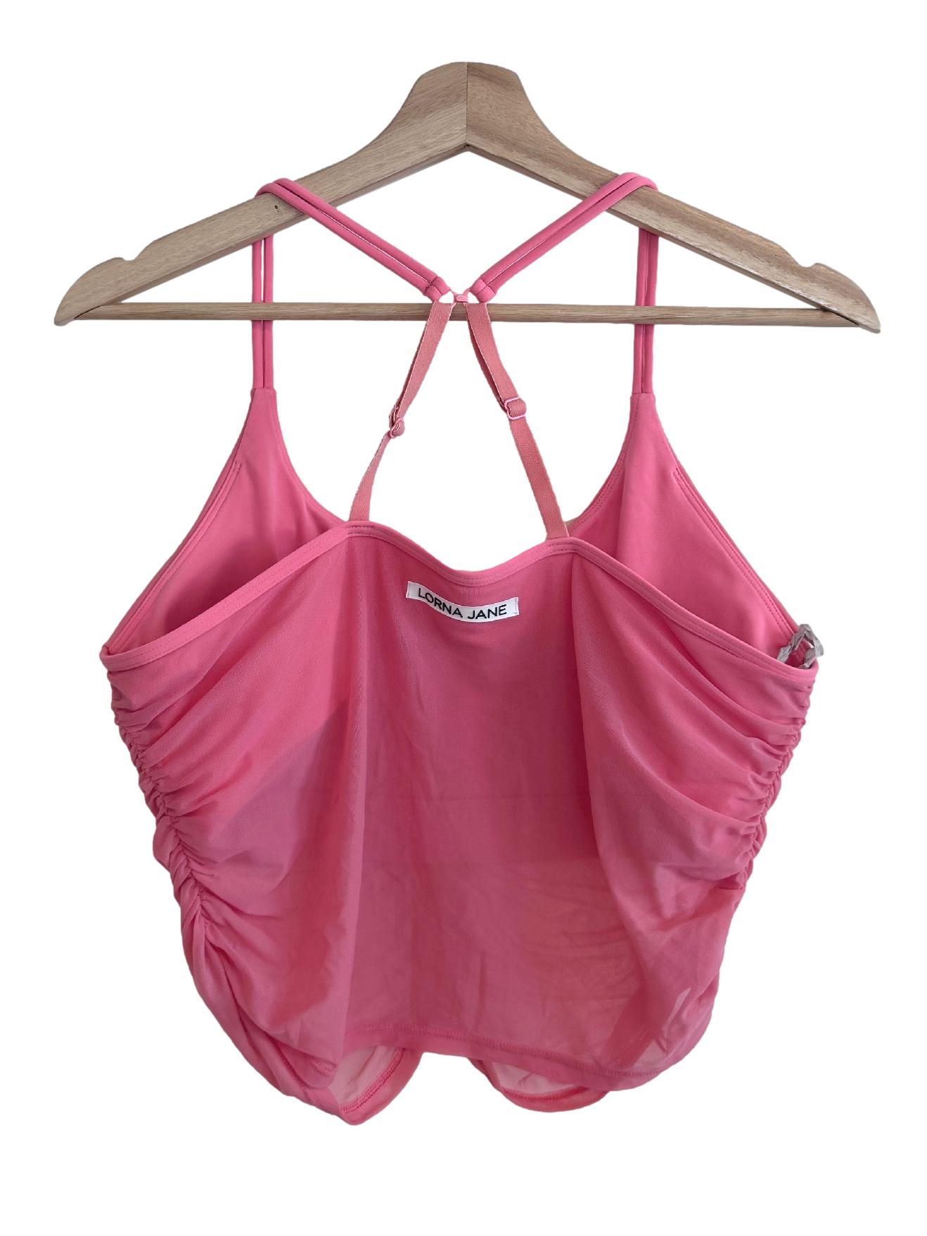 Coral Pink Ruched Top