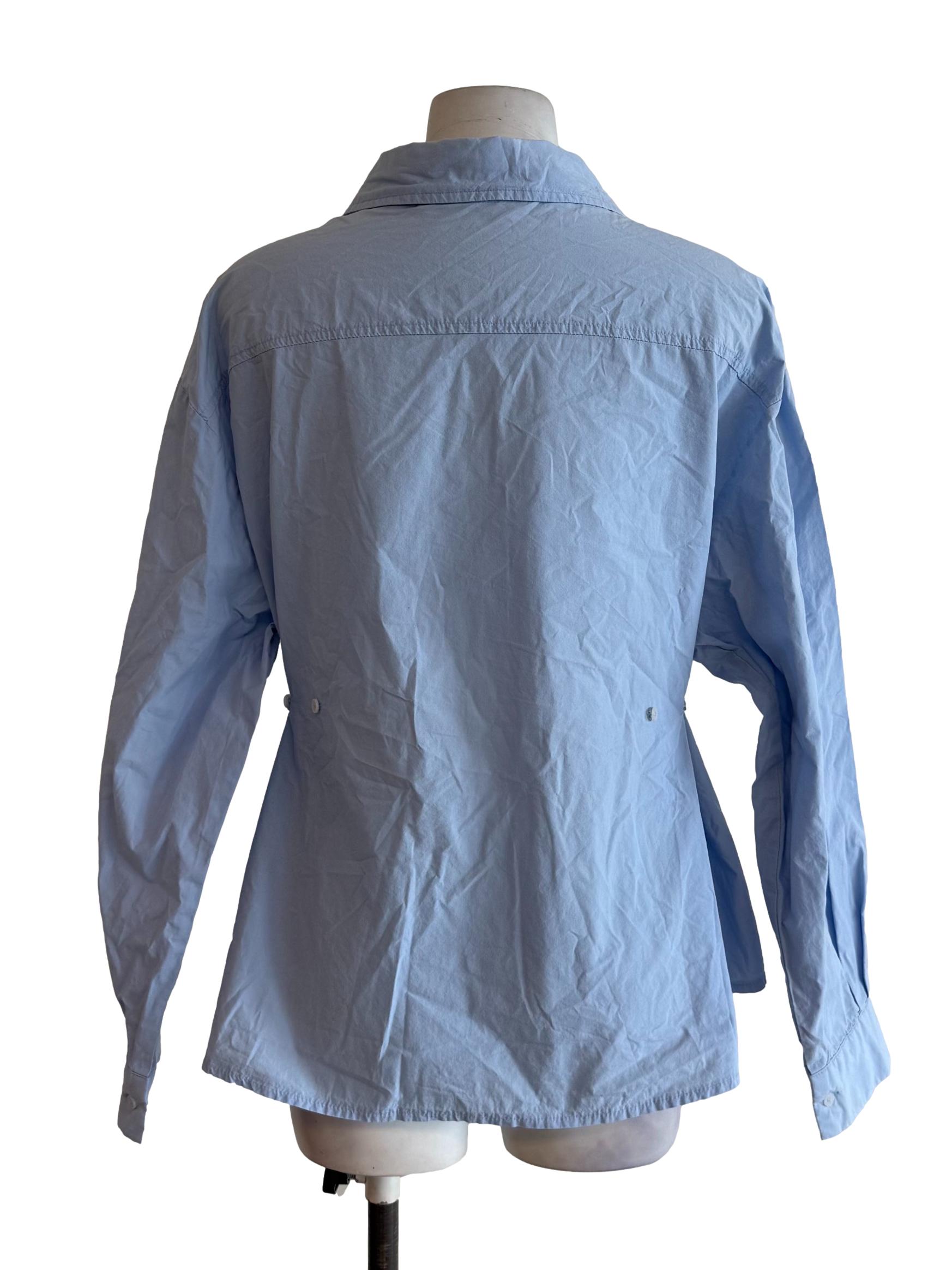Ice Blue Slim Fit Shirt