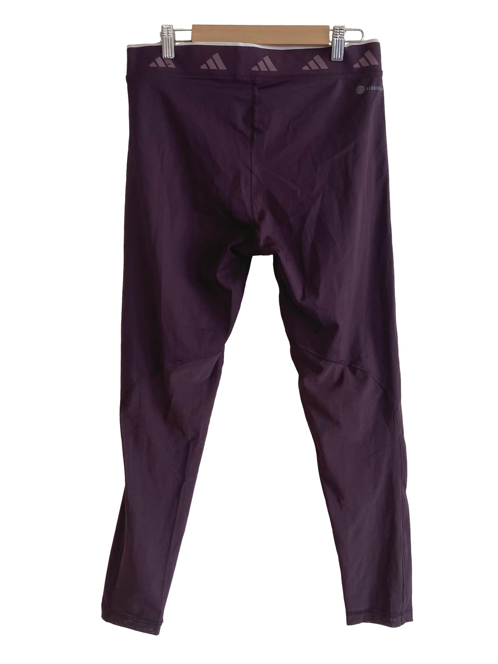 Plum Purple Asymmetric Waist Tights
