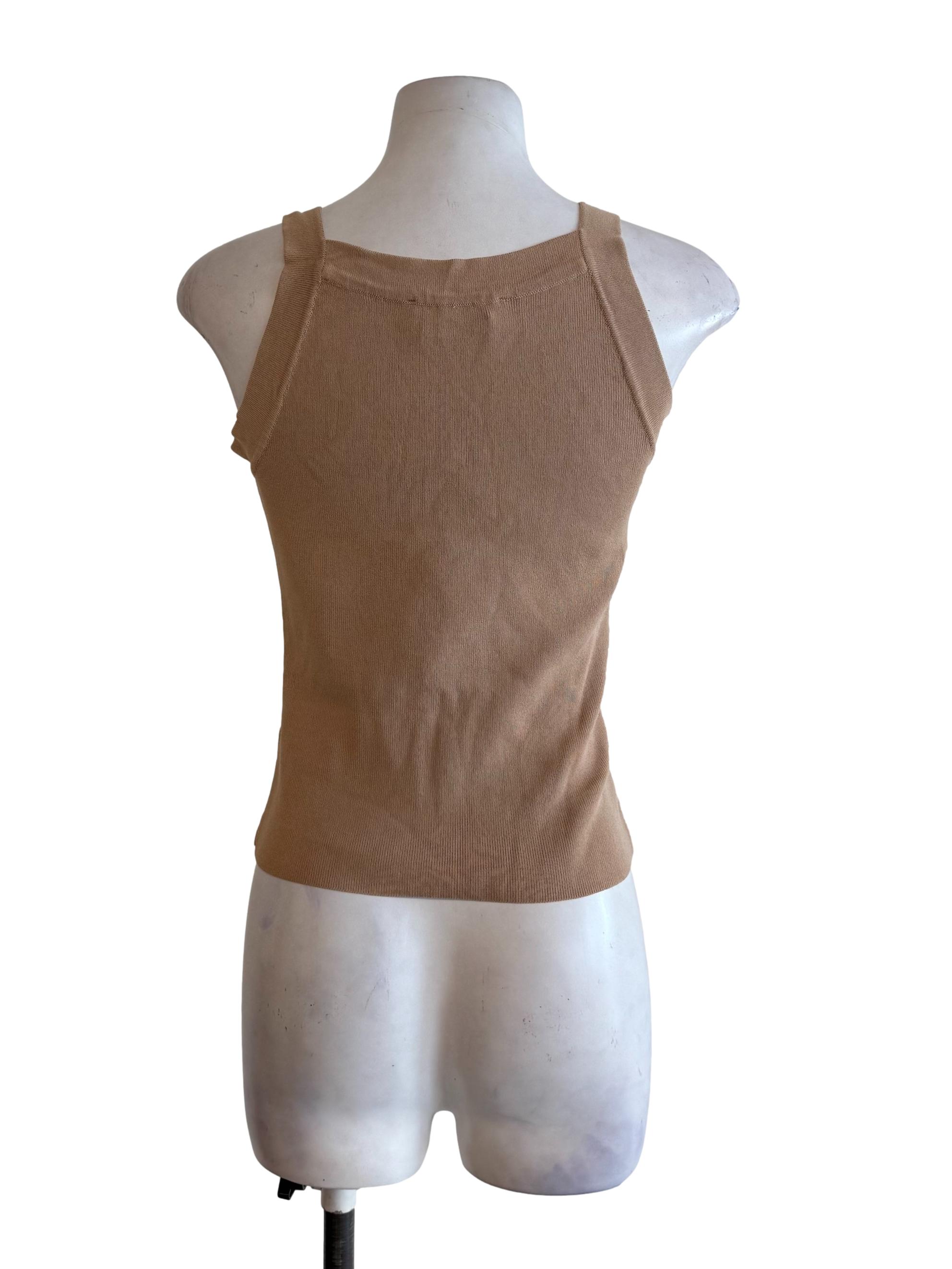 Latte Knit Tank Top