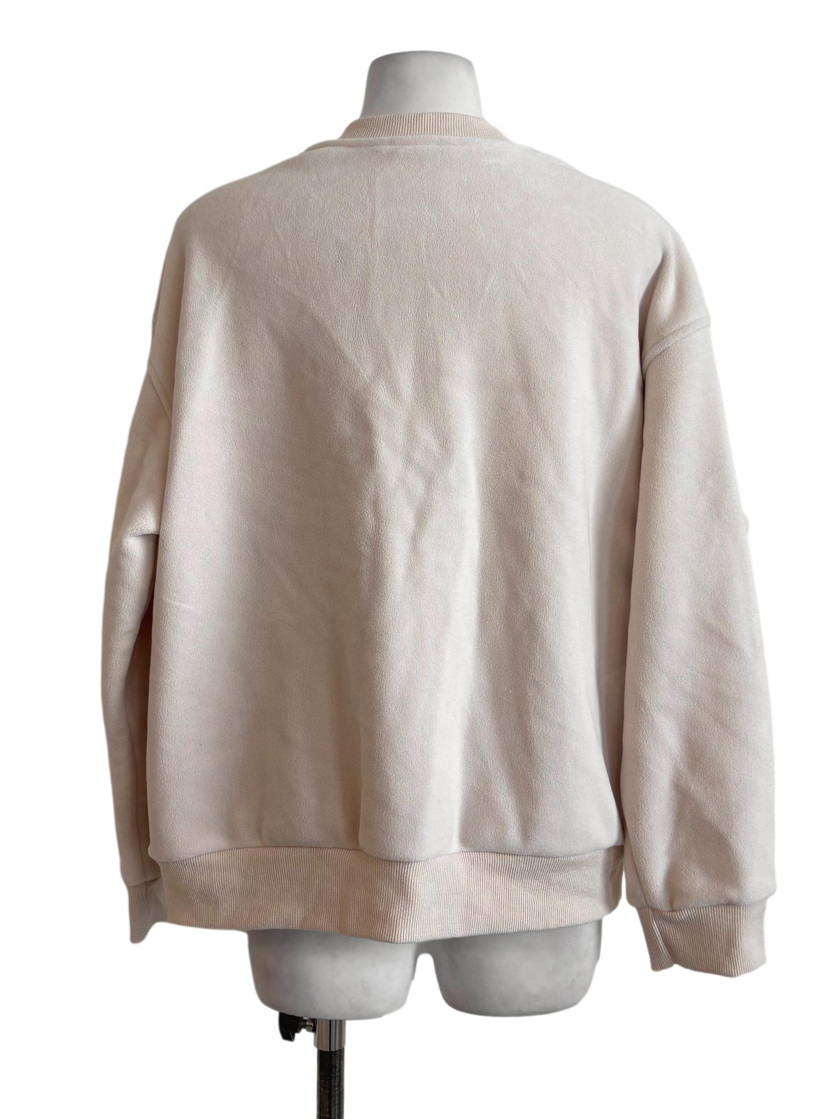 Cream Button Up Sweater