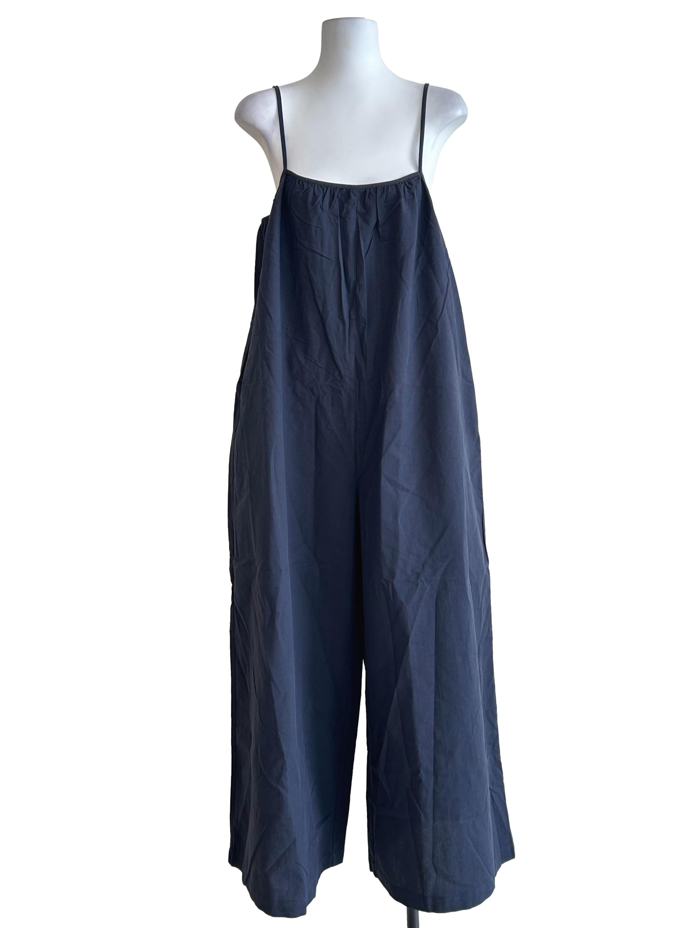Blue Freddie Wide Leg Jumpsuit