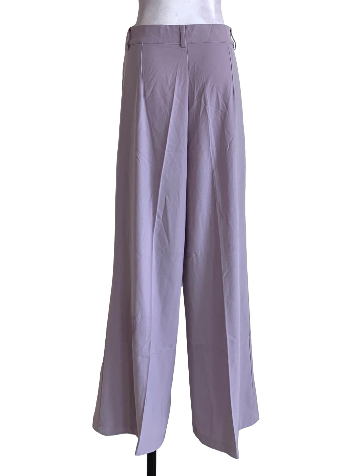 Lavender Purple High-Waisted Formal Pants TEM