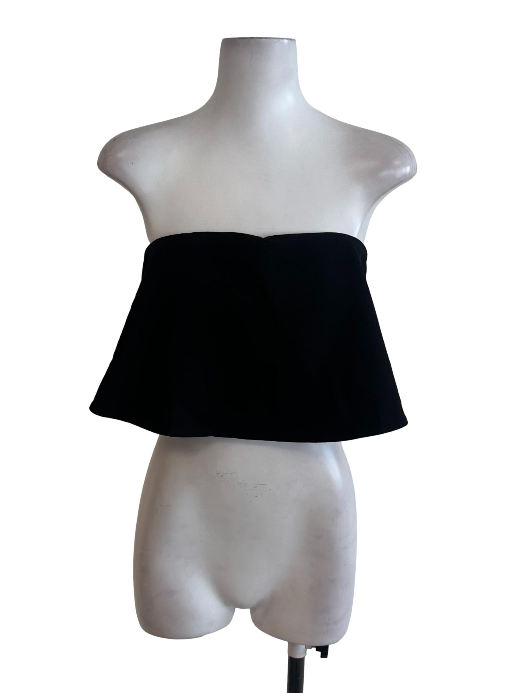 Black Plain Tube Top