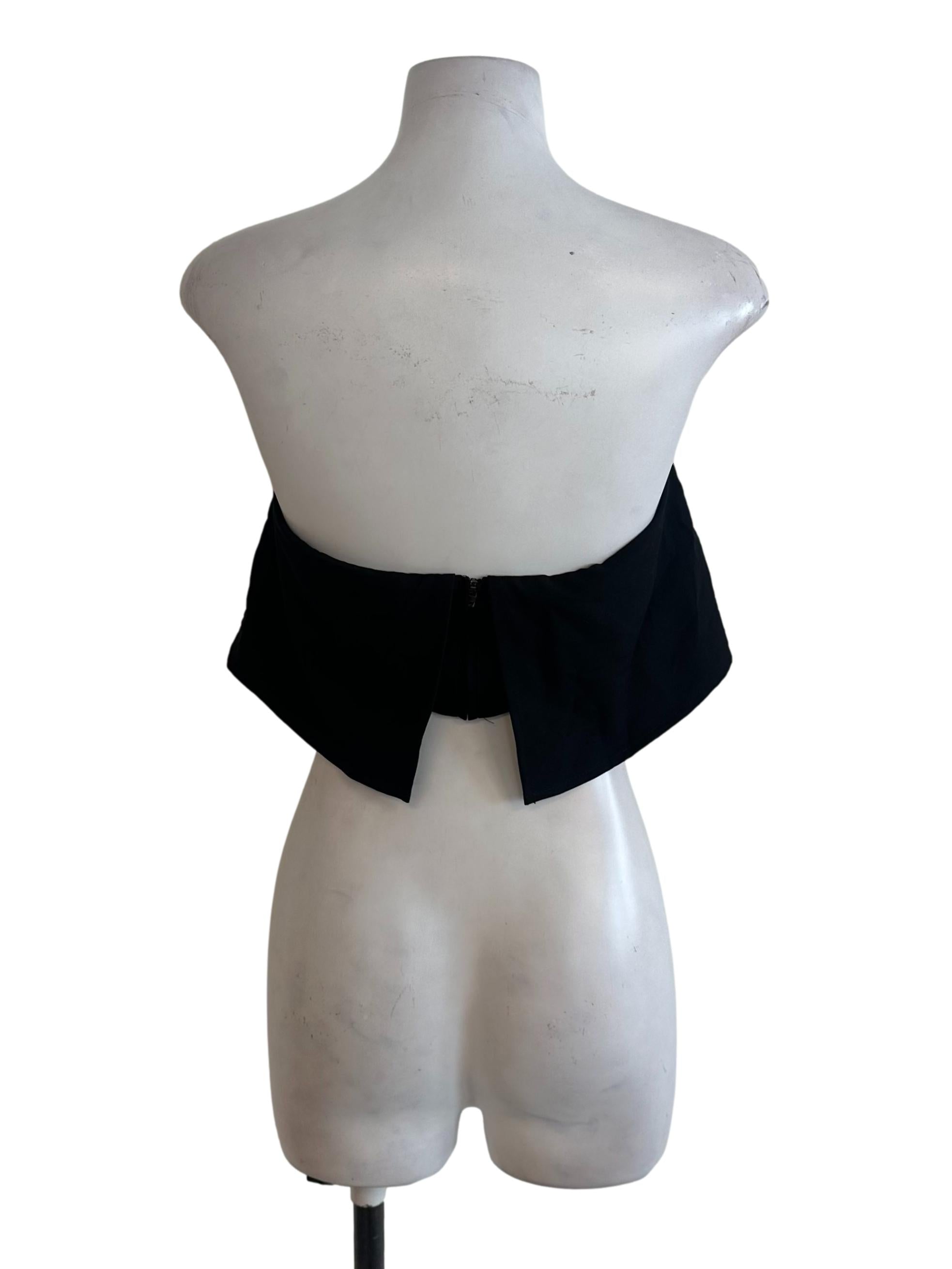 Black Plain Tube Top