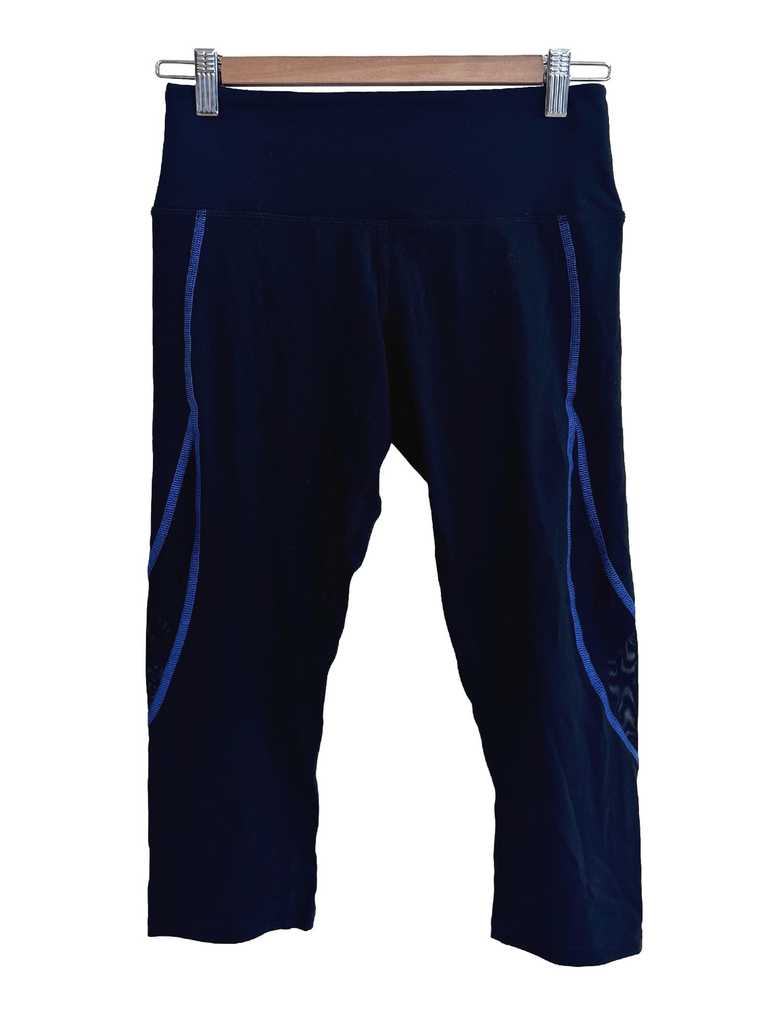 Black & Blue Quarter Tights