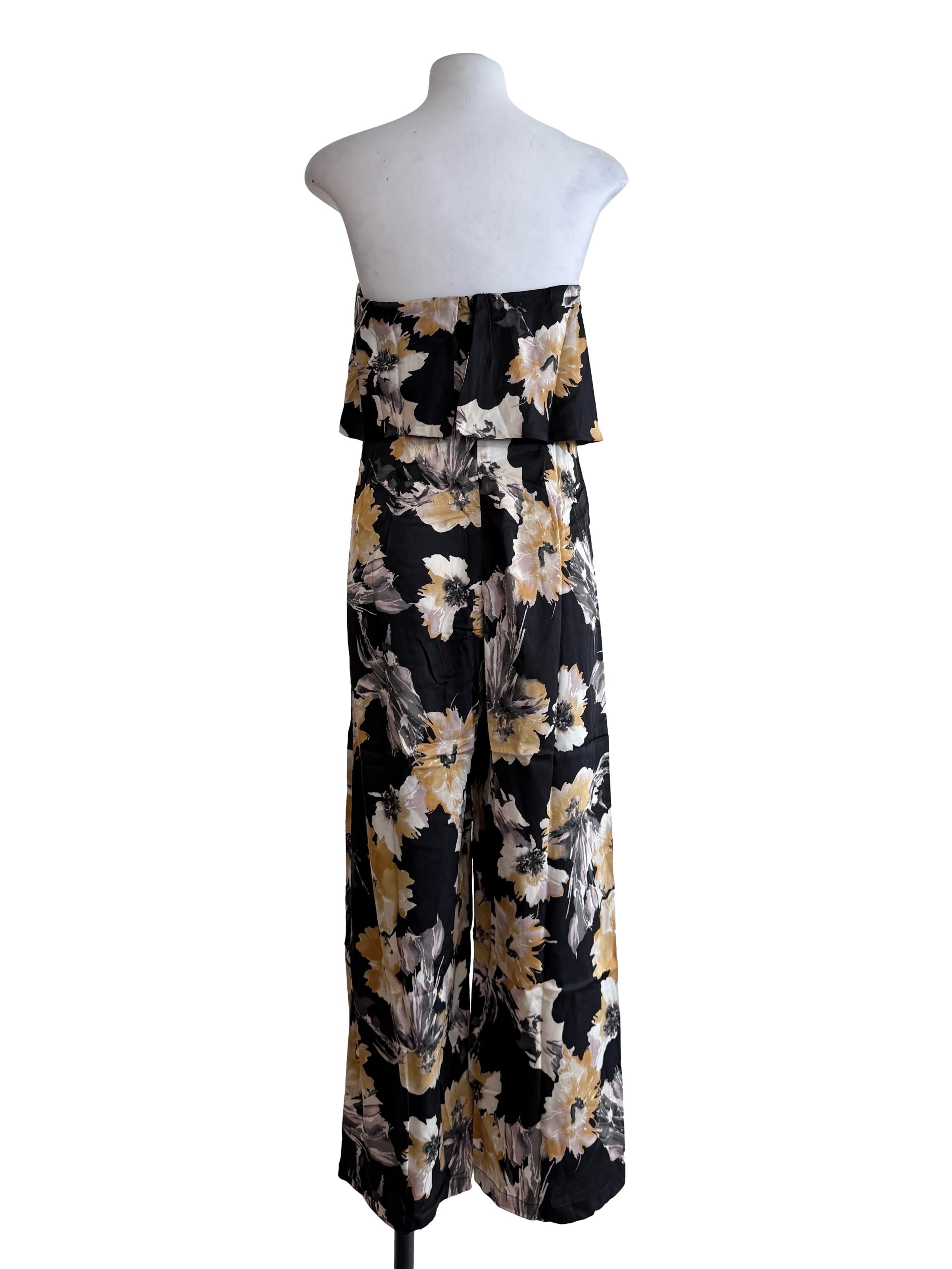 Black Petite Brenna Tube Jumpsuit
