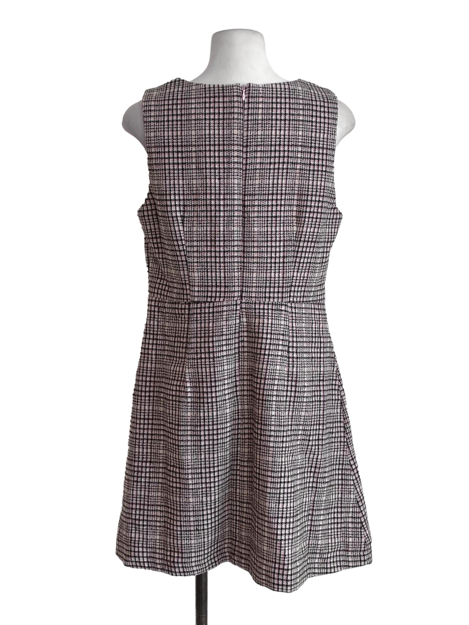Blush Pink Nailshead A-Line Dress