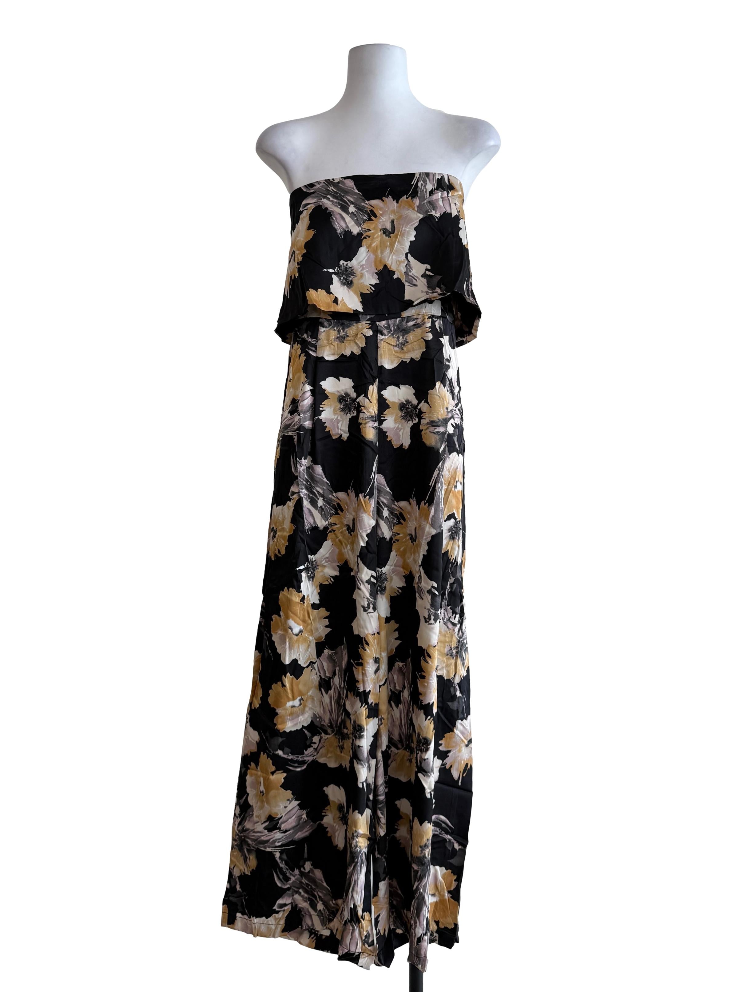 Black Petite Brenna Tube Jumpsuit