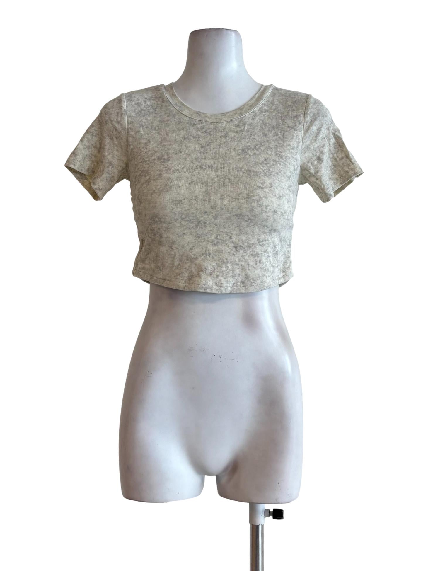 Coconut White Cropped Top