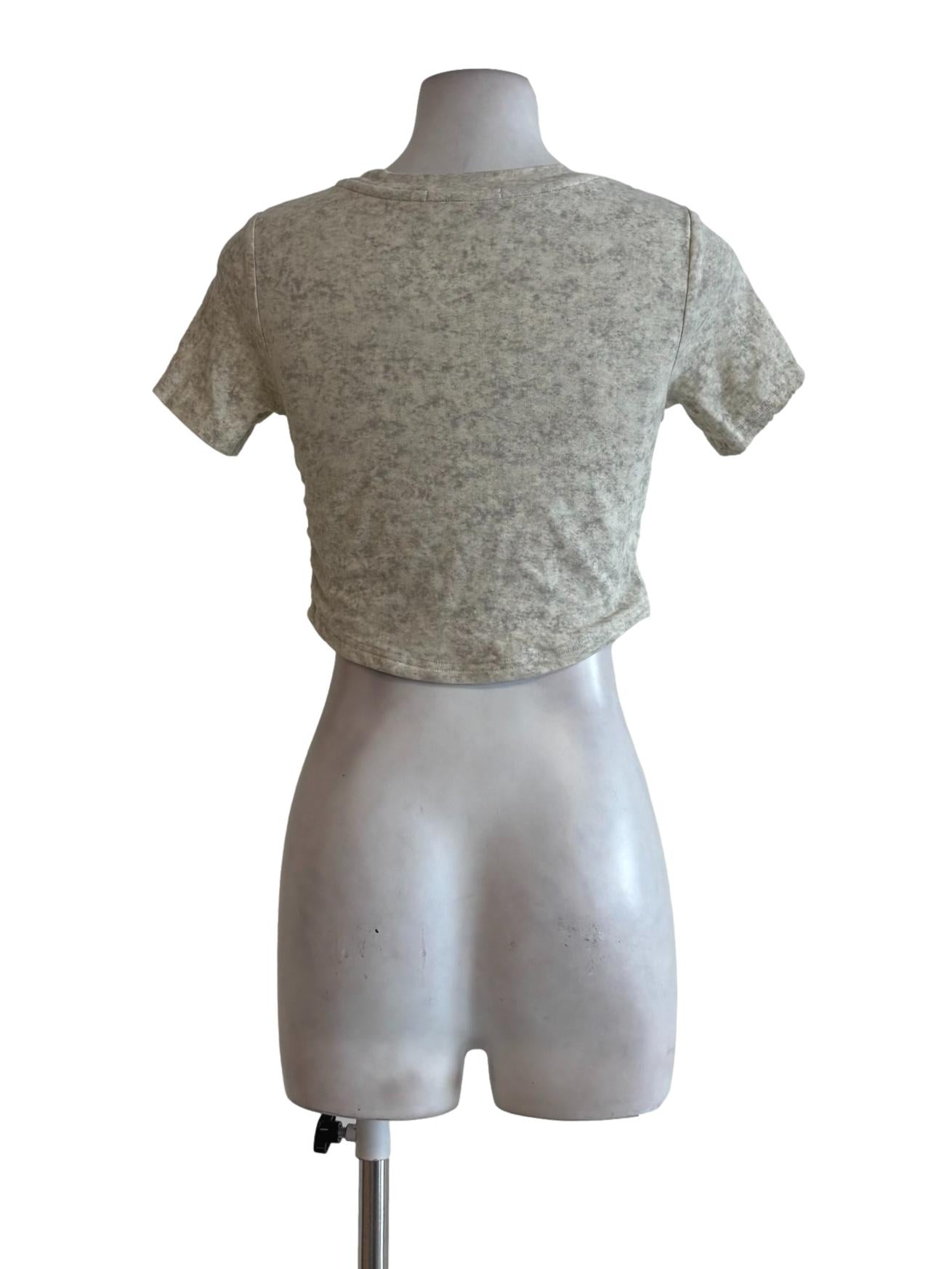 Coconut White Cropped Top