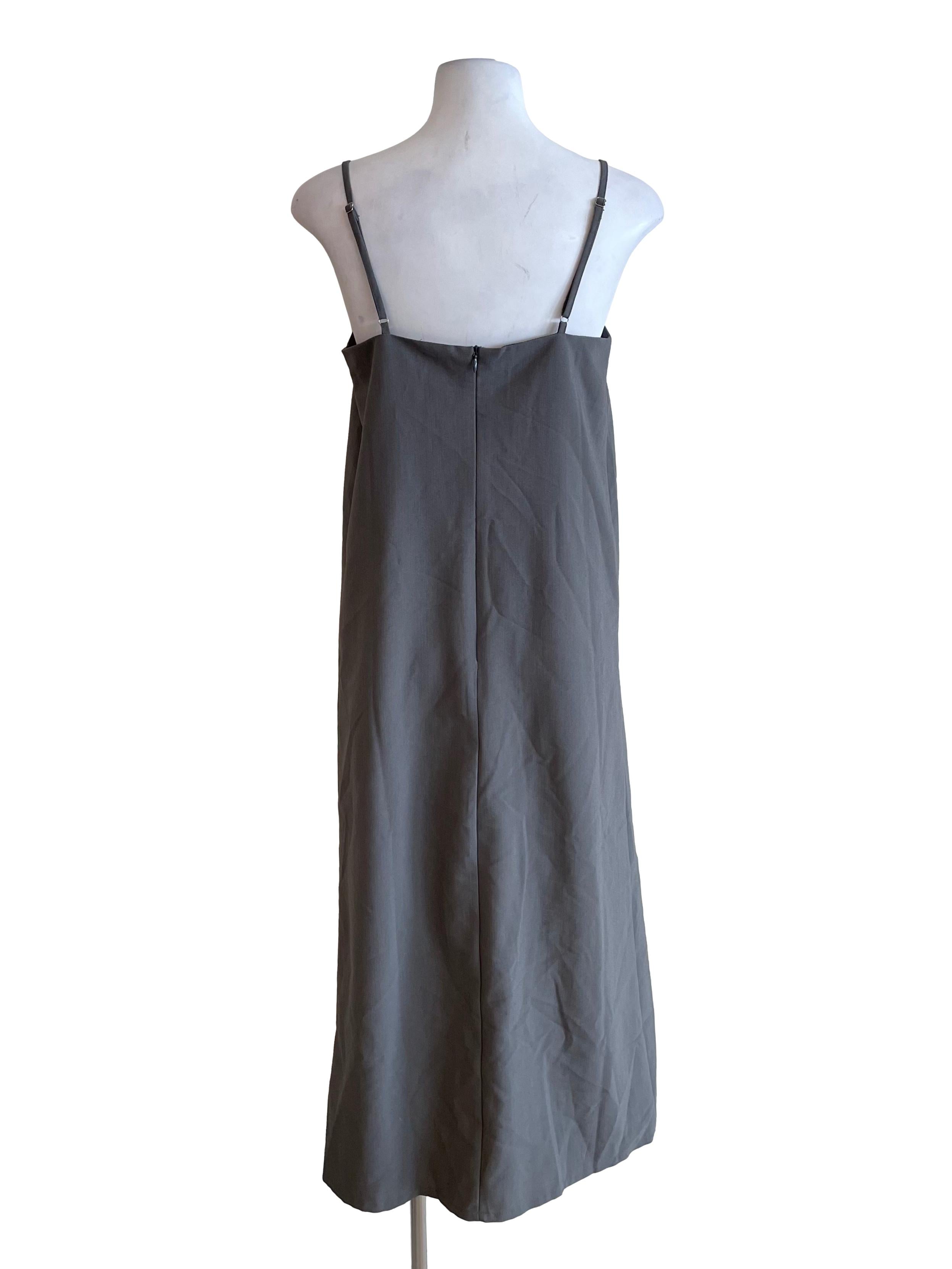 Warm Fossil Straight Cami Dress