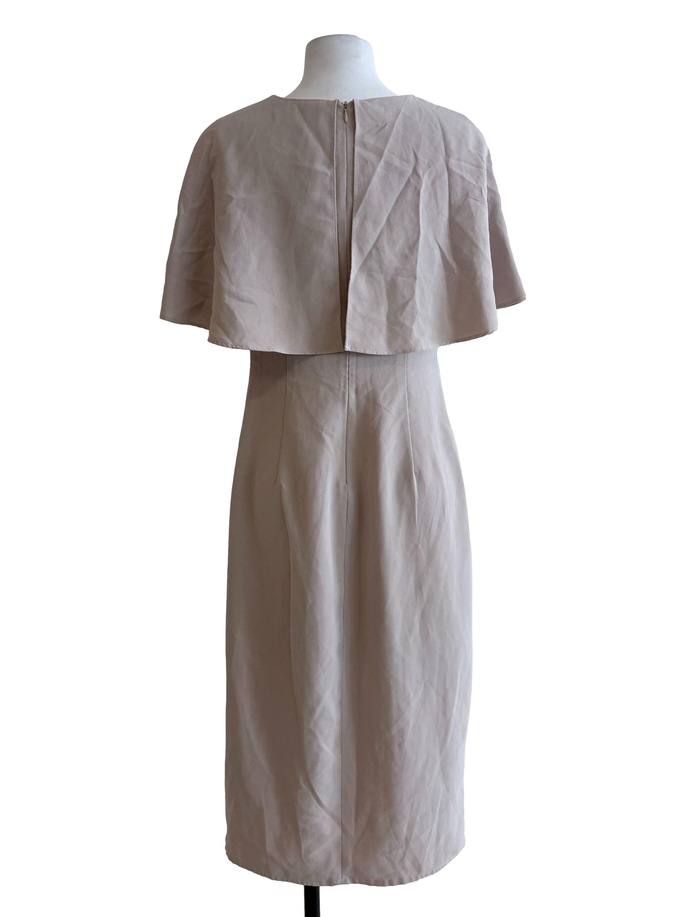 Bone Beige Buttoned Up Dress