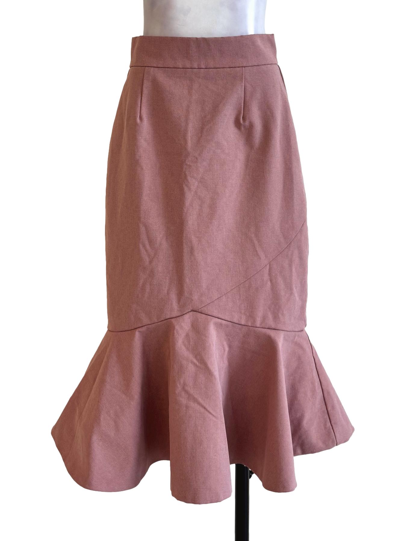 Dusty Salmon Pink Mermaid Skirt