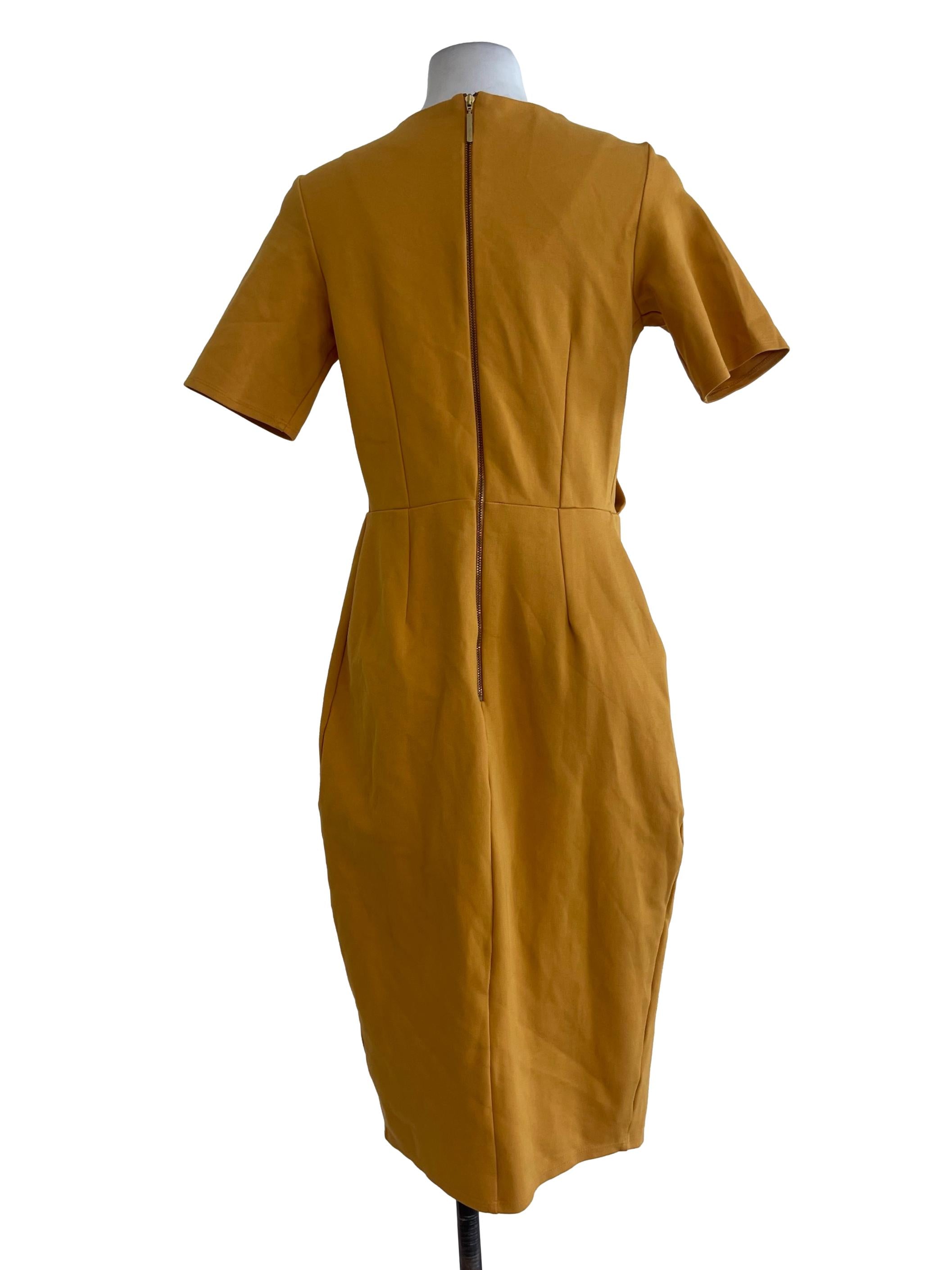 Mustard Office Dress