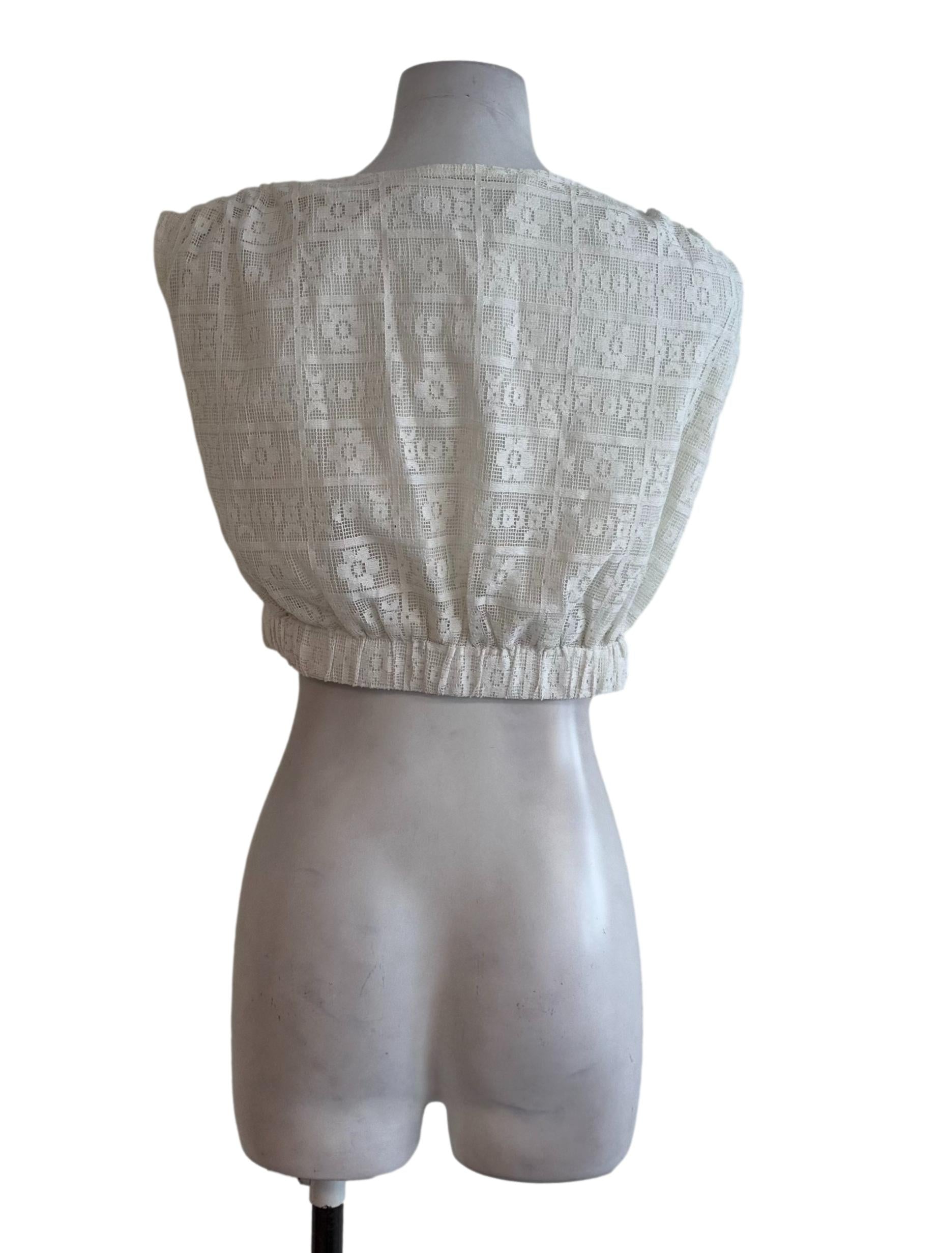 Ivory White Lace Top