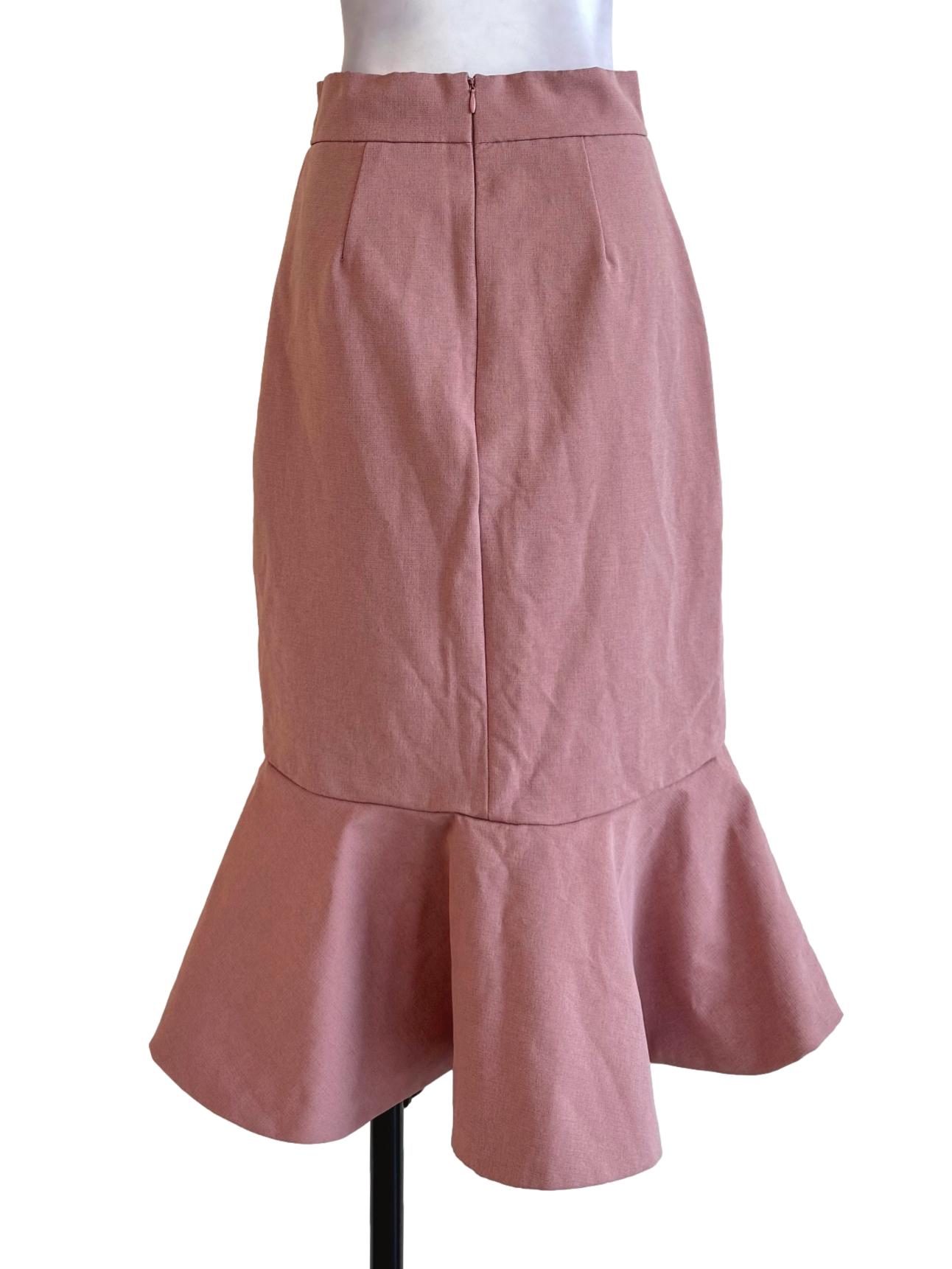 Dusty Salmon Pink Mermaid Skirt