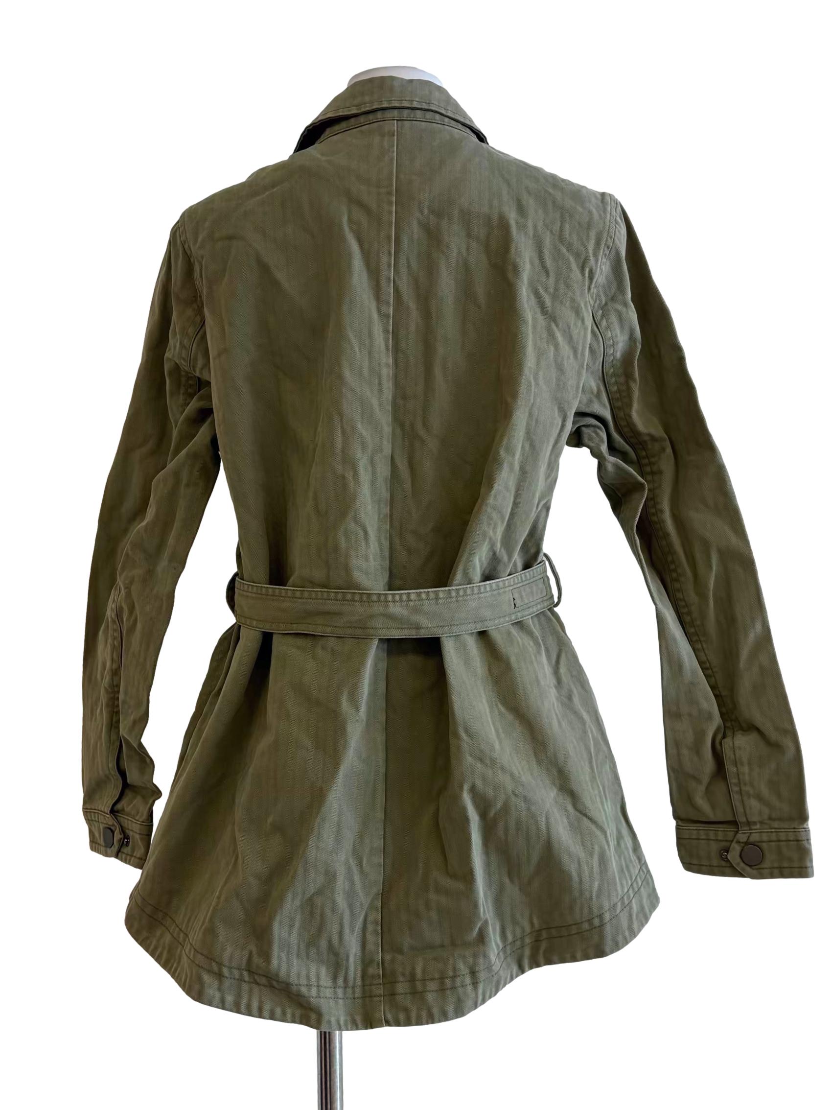 Moss Green Cargo Work Jacket