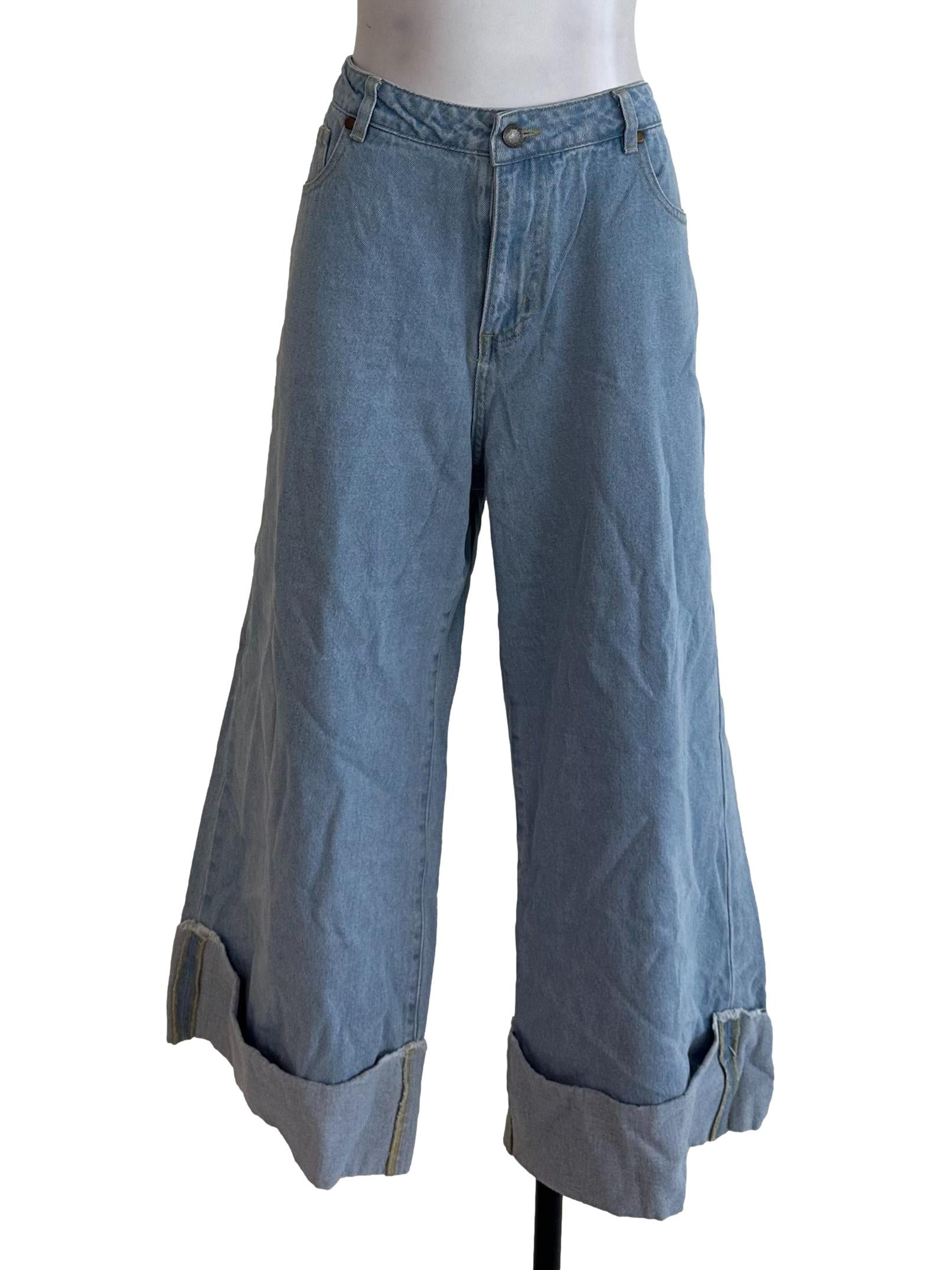 Light Blue Denim Long Jeans