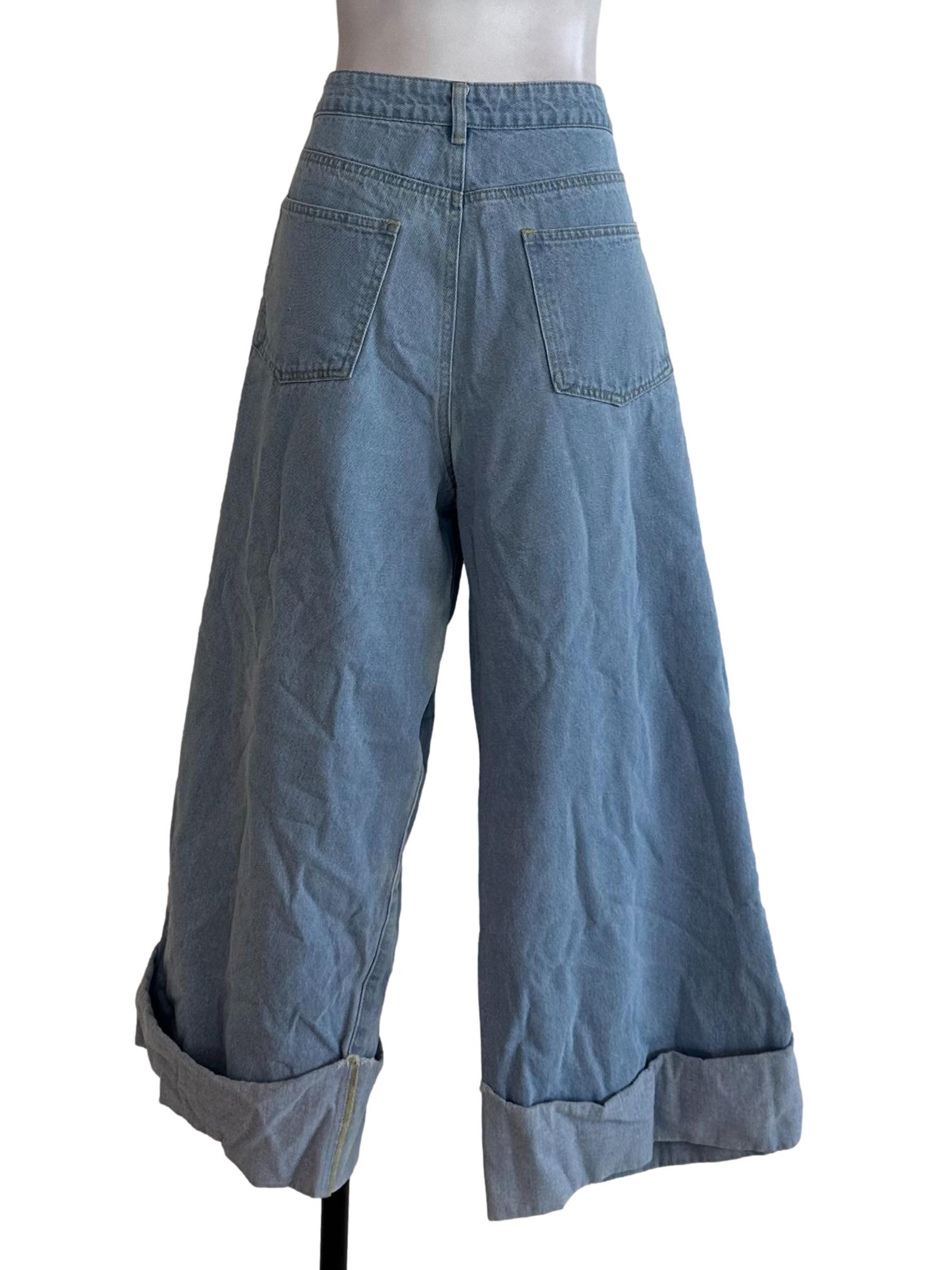 Light Blue Denim Long Jeans
