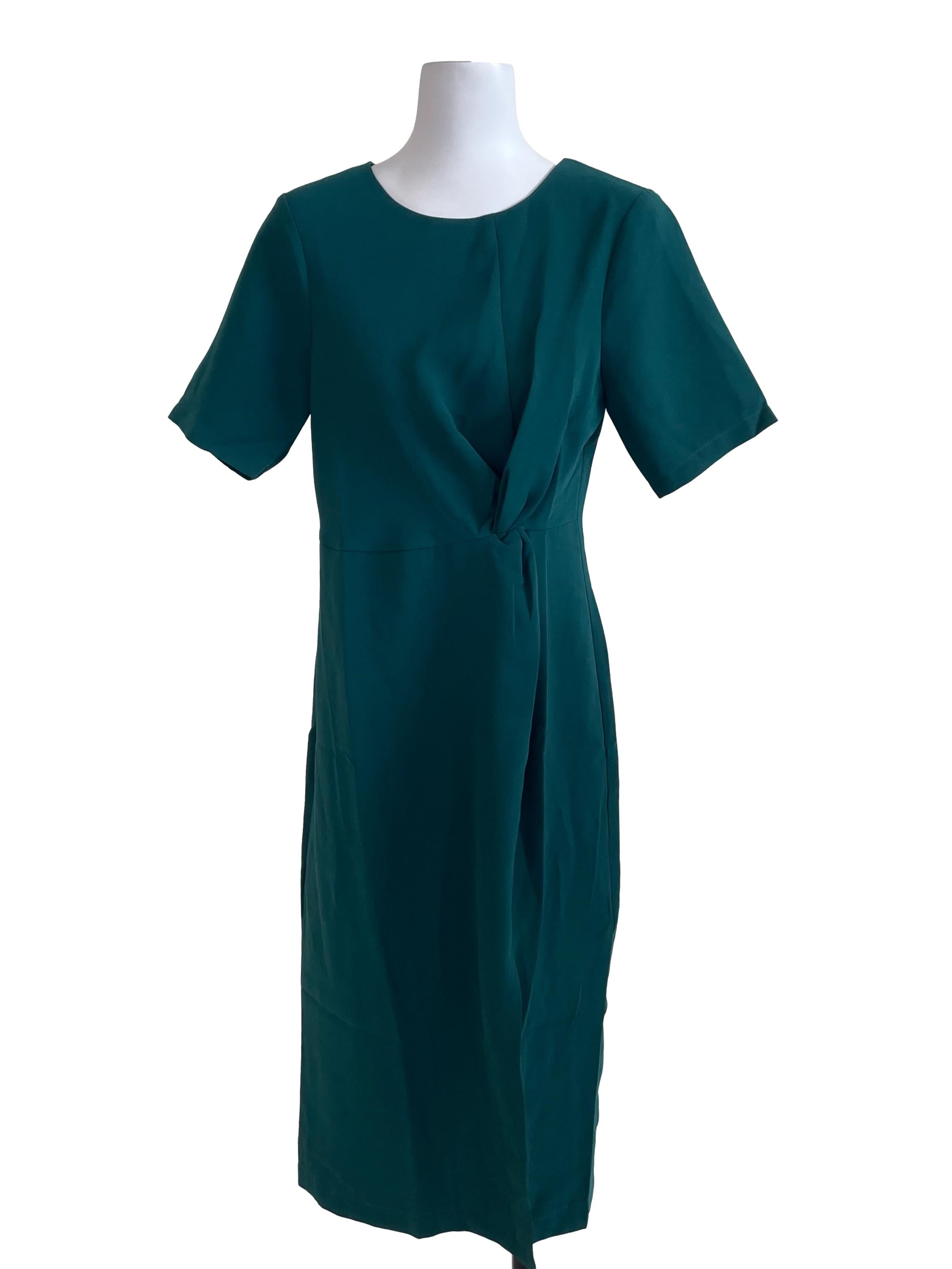 Ocean Green Twist Dress