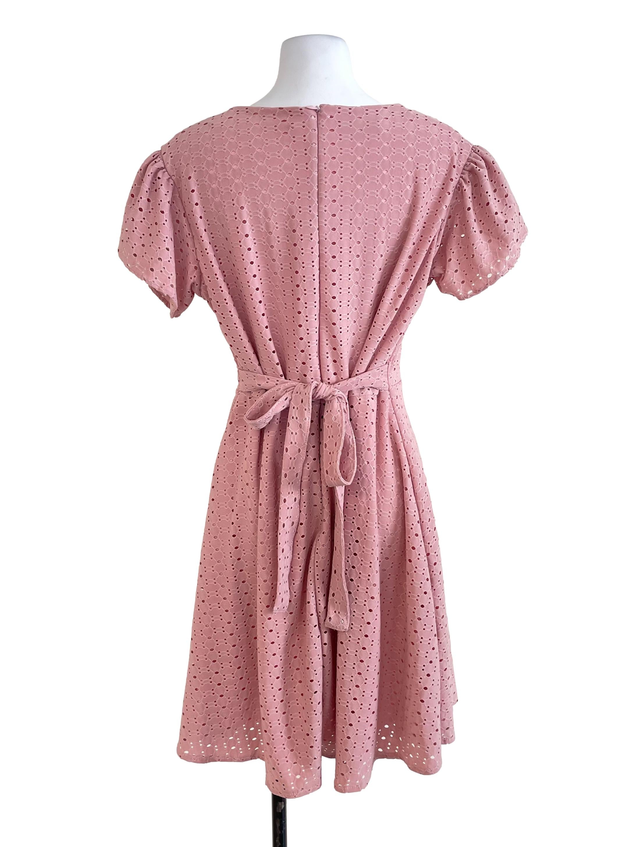 Pink Eyelet Sun Dress
