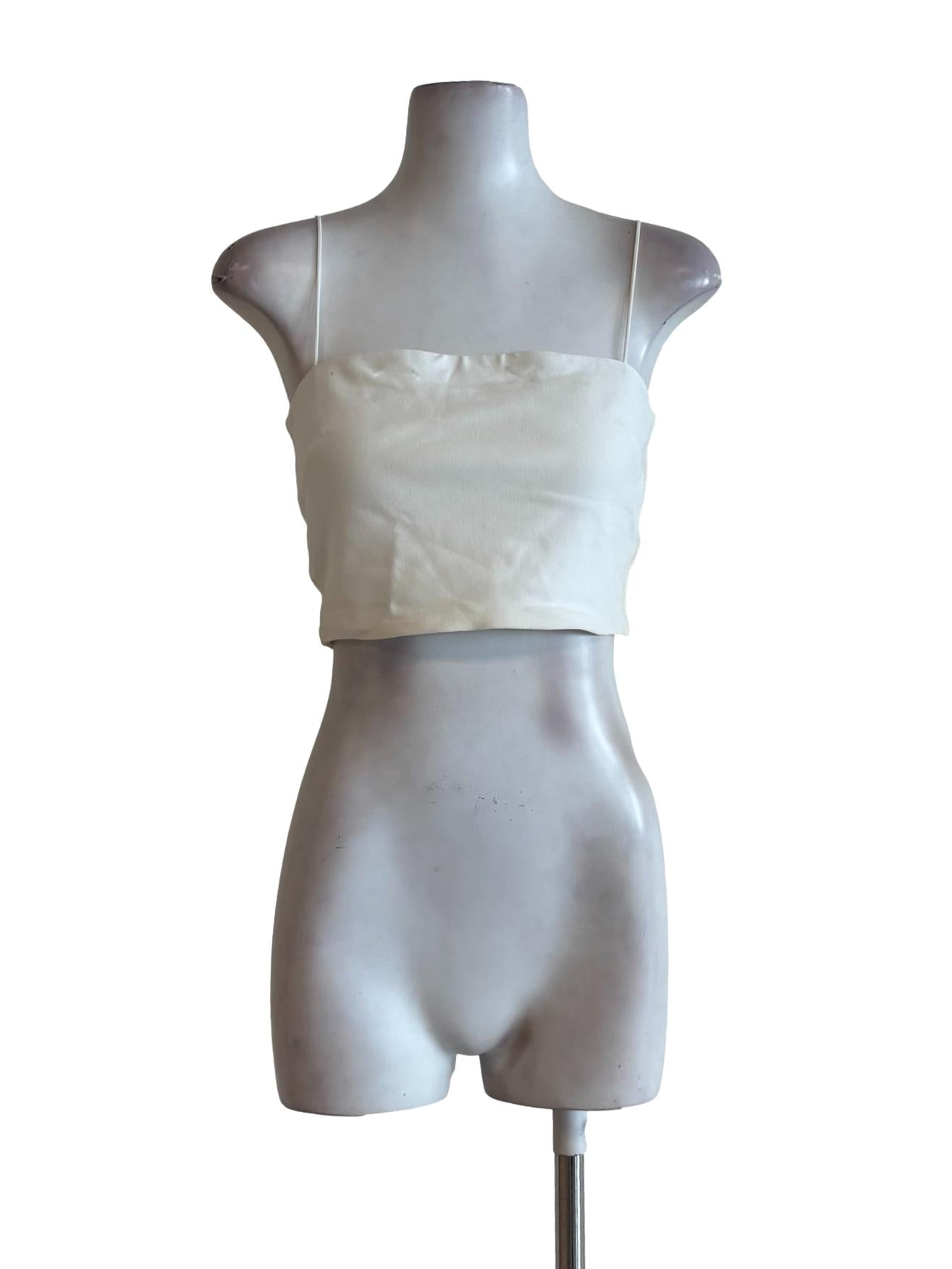 Powder White Spaghetti Strap Camisole