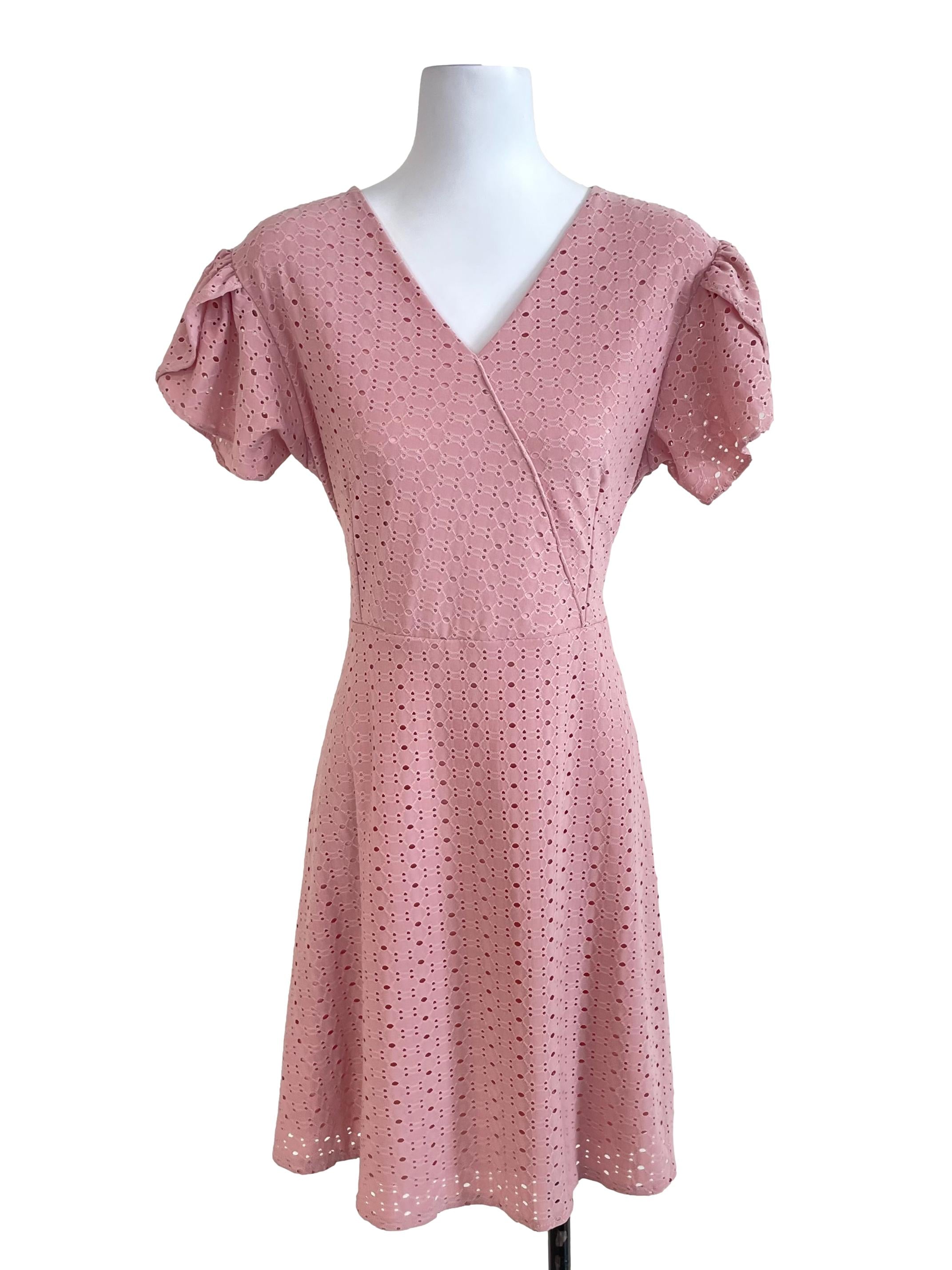 Pink Eyelet Sun Dress