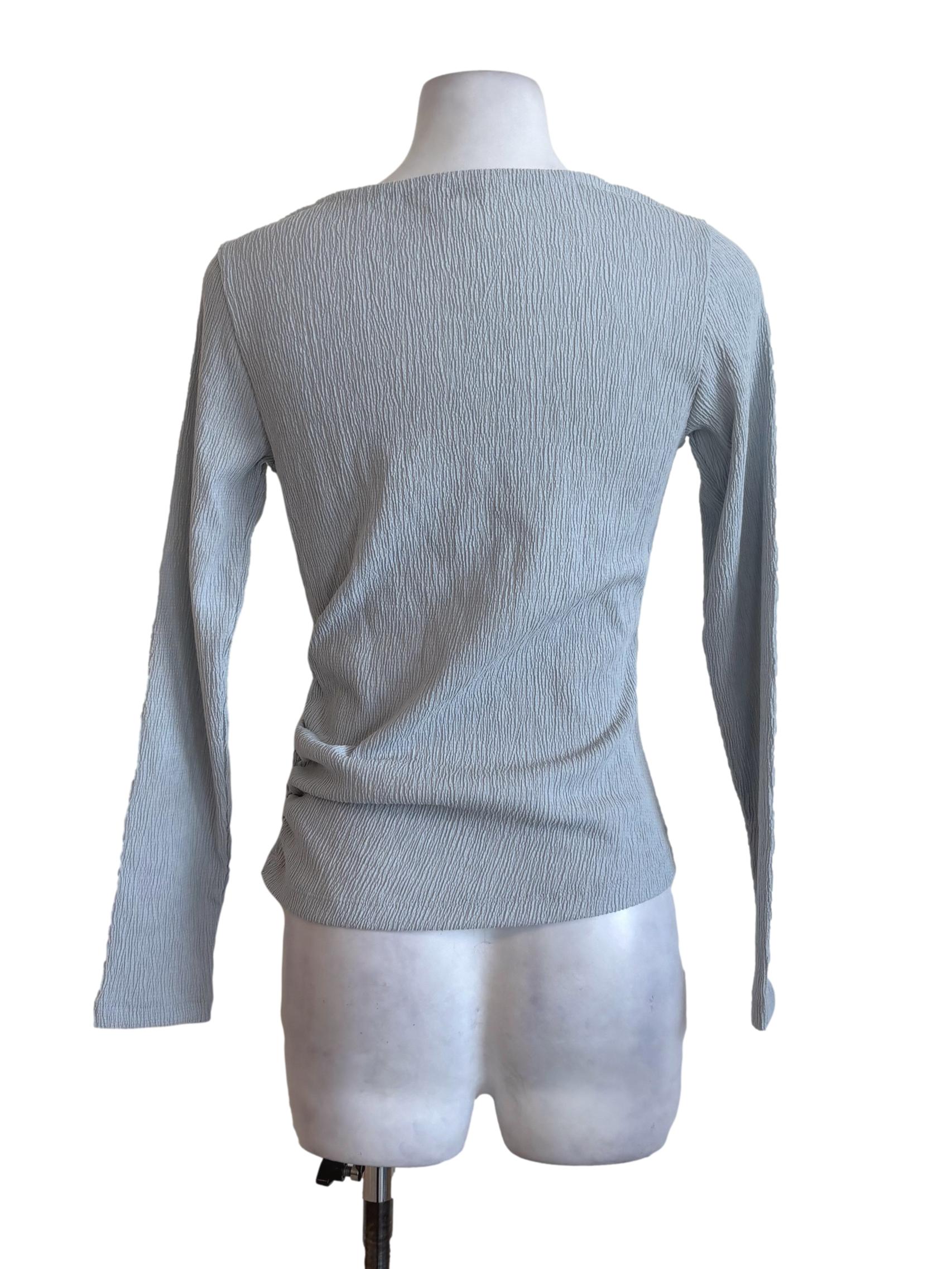 Grey Printed Raceback Sports Bra