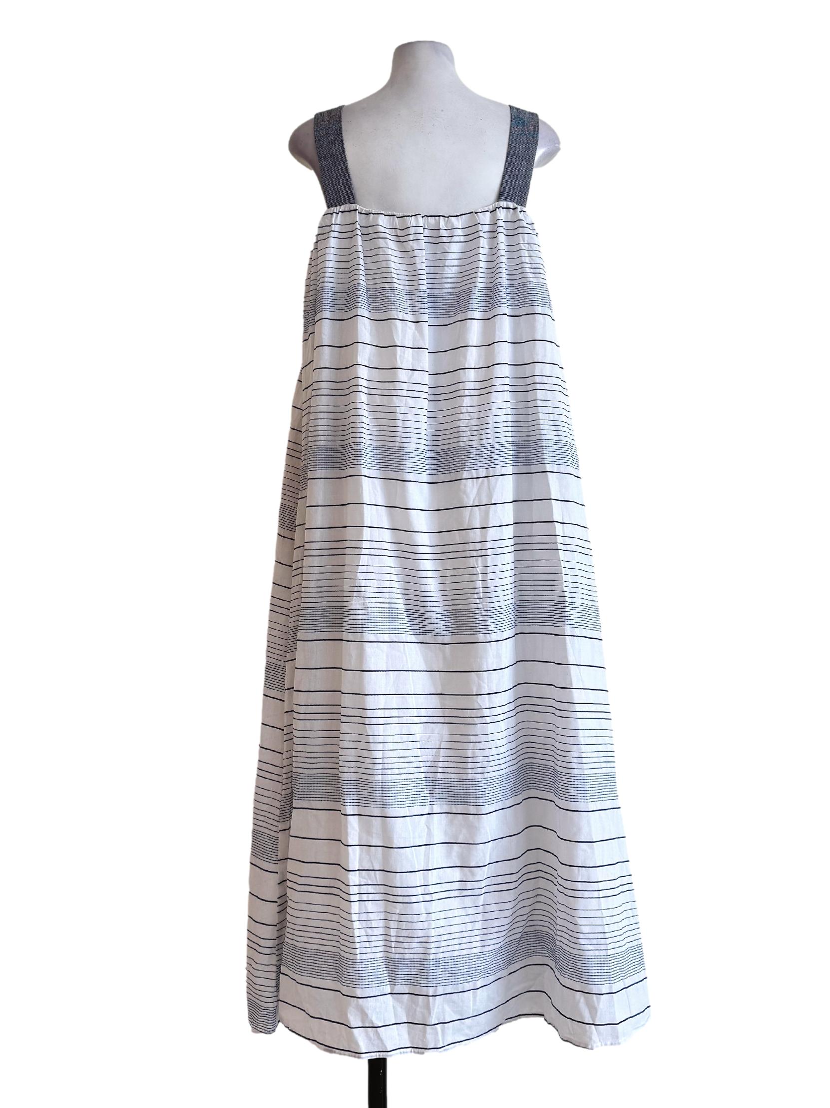 Stripe Gathered Tent Dress OSN