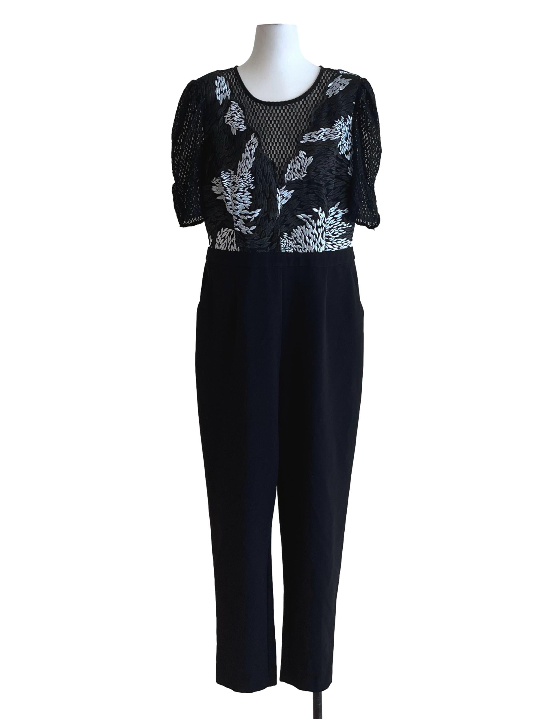 Black Lace Jumpsuit