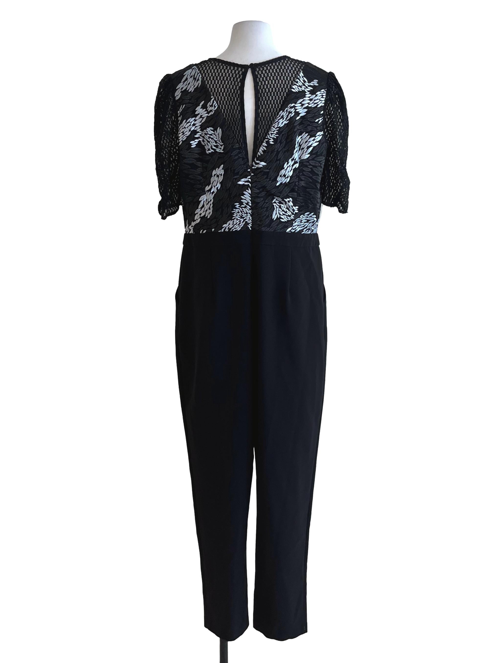 Black Lace Jumpsuit