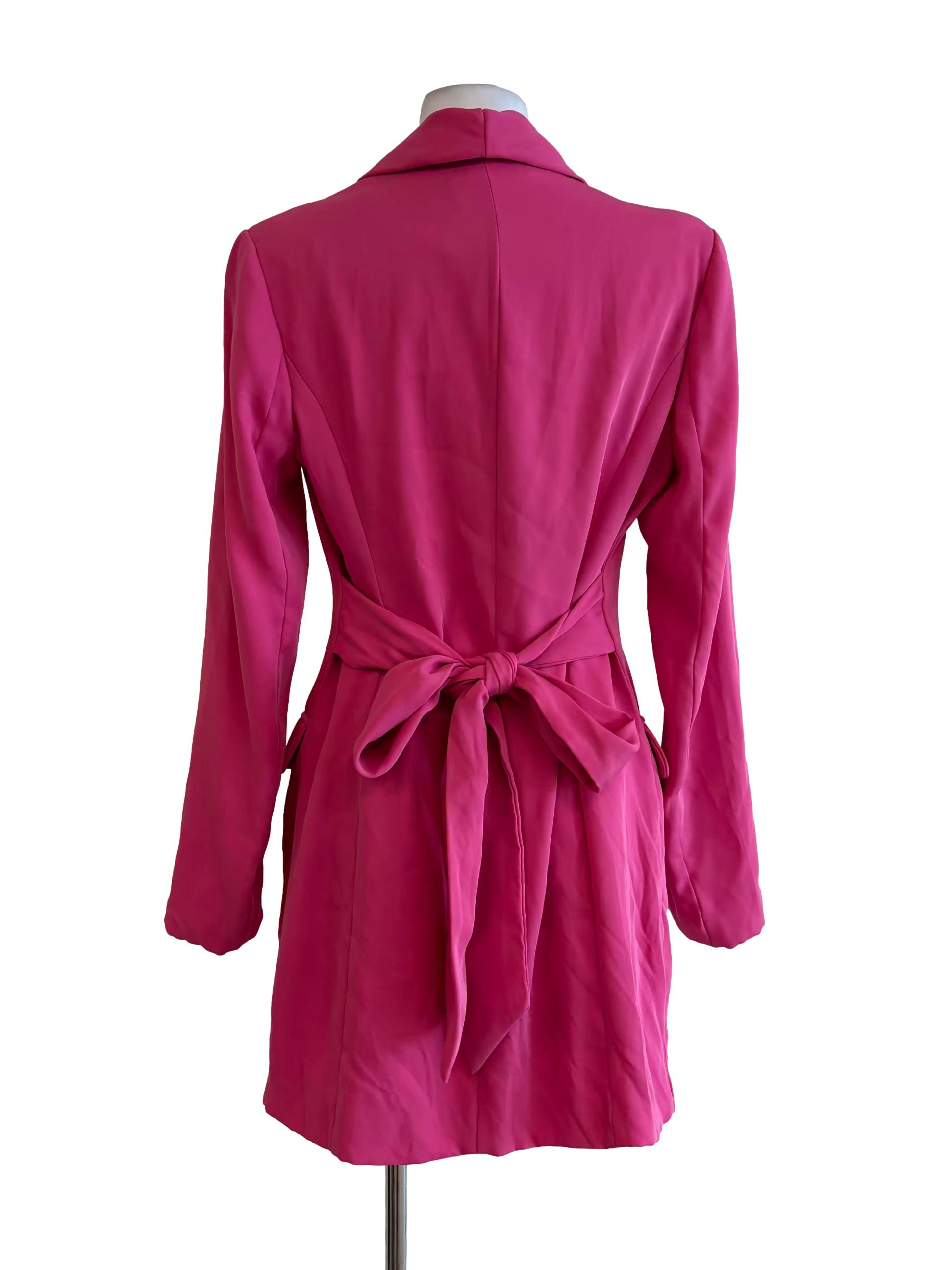 Barbie Pink Double Button Blazer Dress
