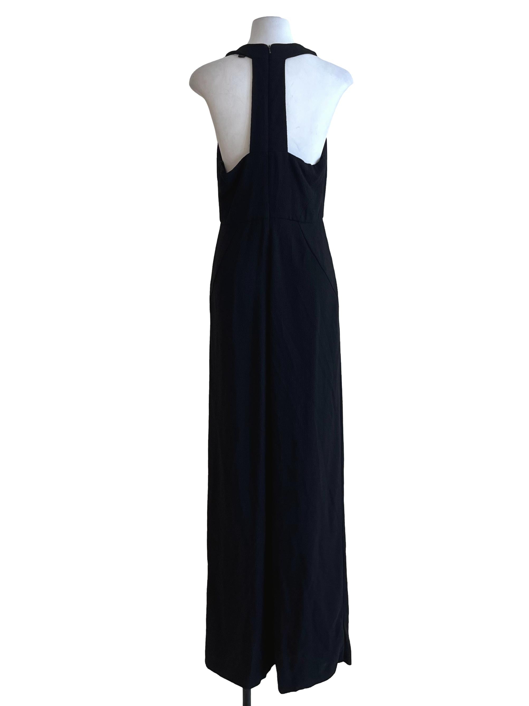 Black V-Neckline Jumpsuit