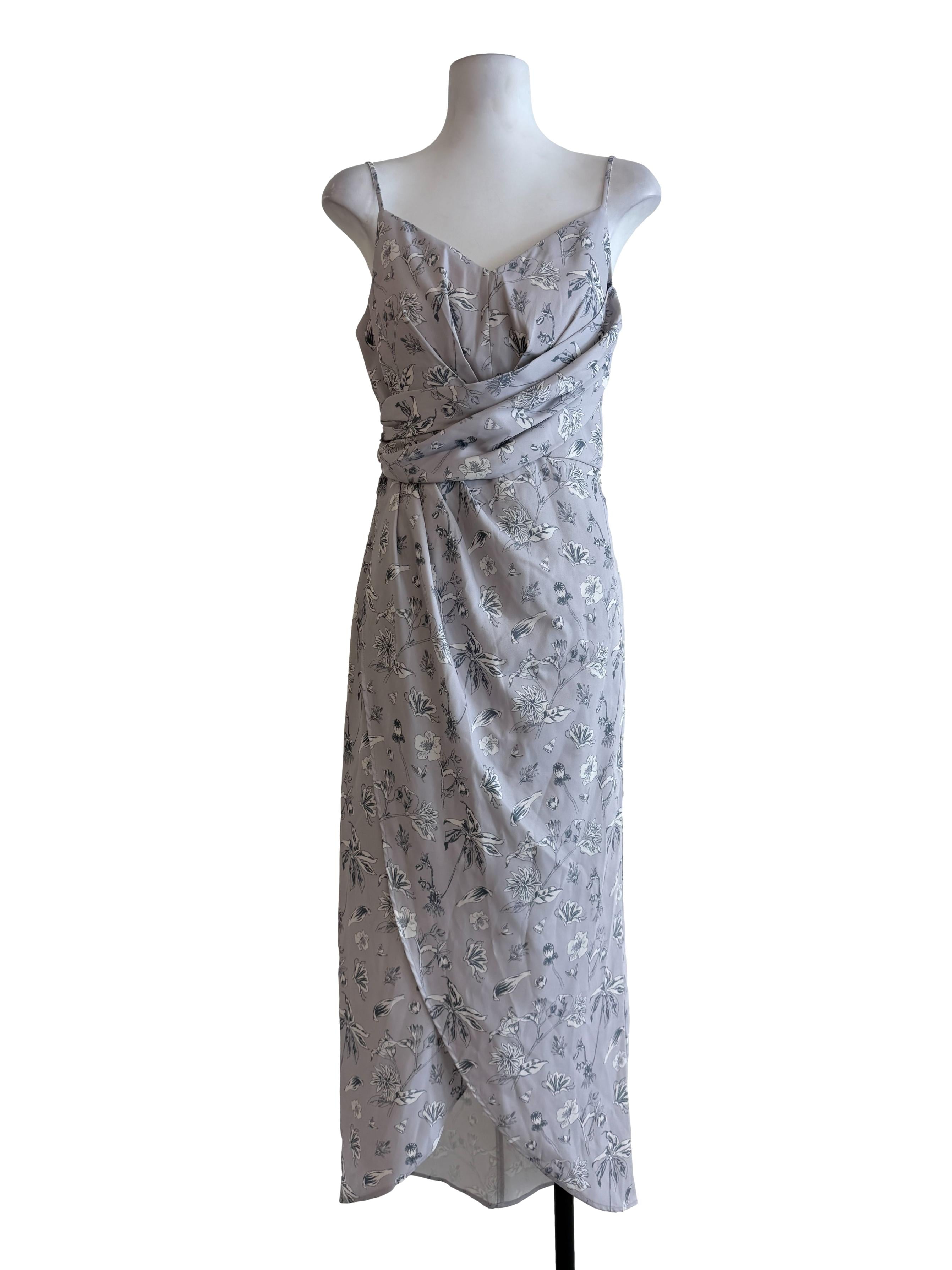 Periwinkle Purple Wrap Dress