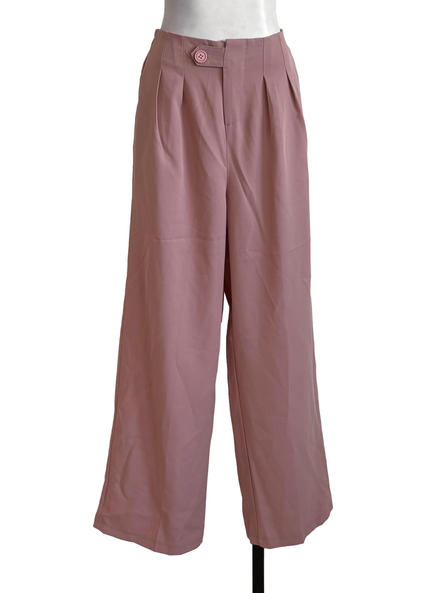 Watermelon Pleated Dress Pants