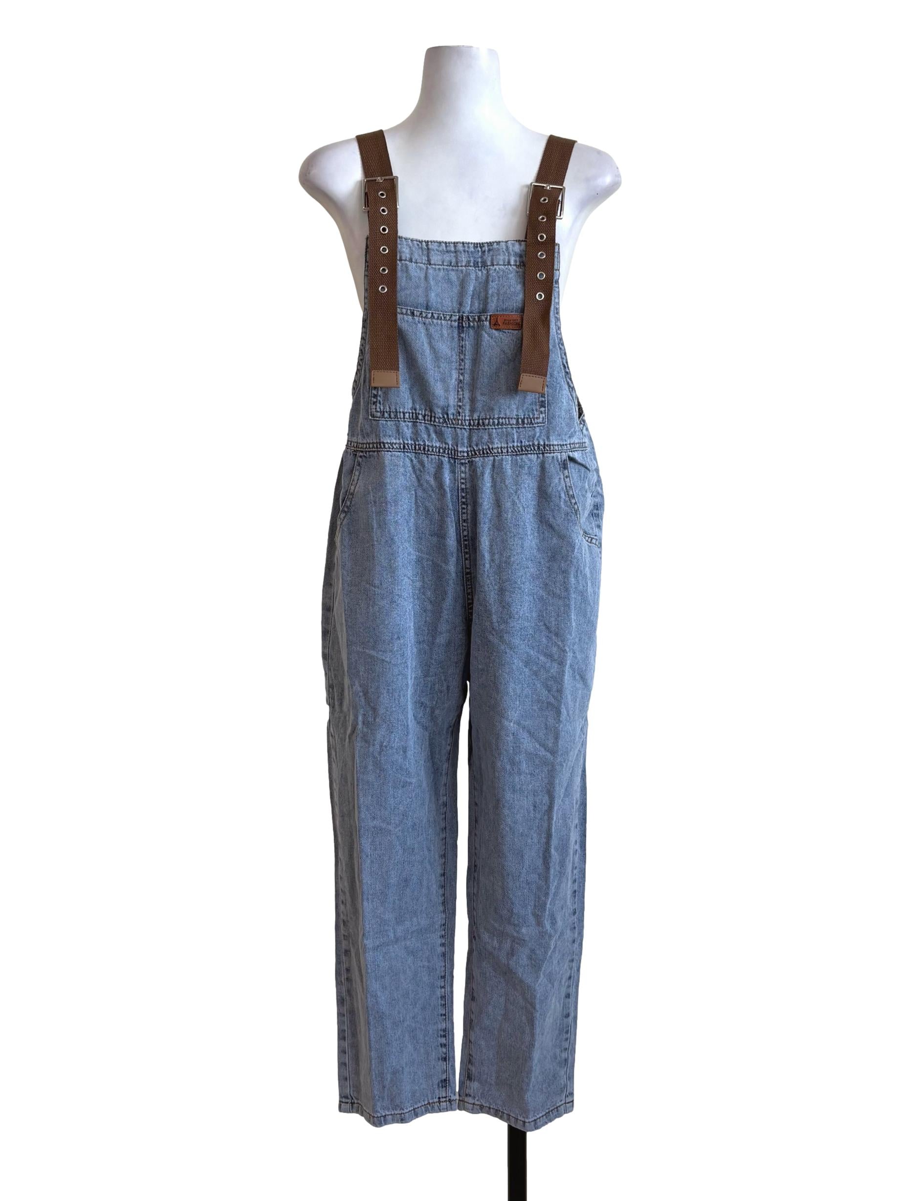 Light Blue Denim Jumpsuit