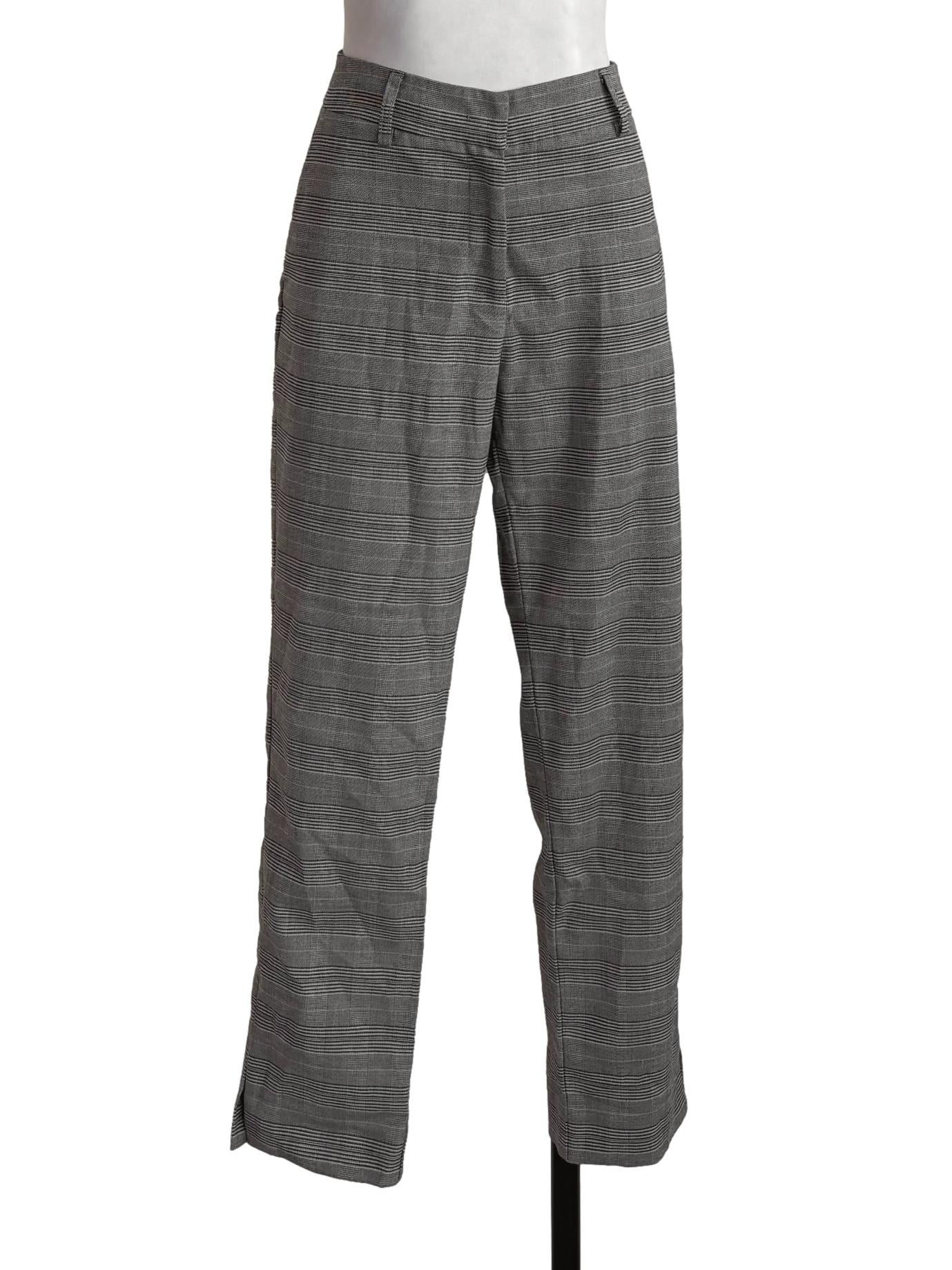 Grey Glen Check Dress Pants