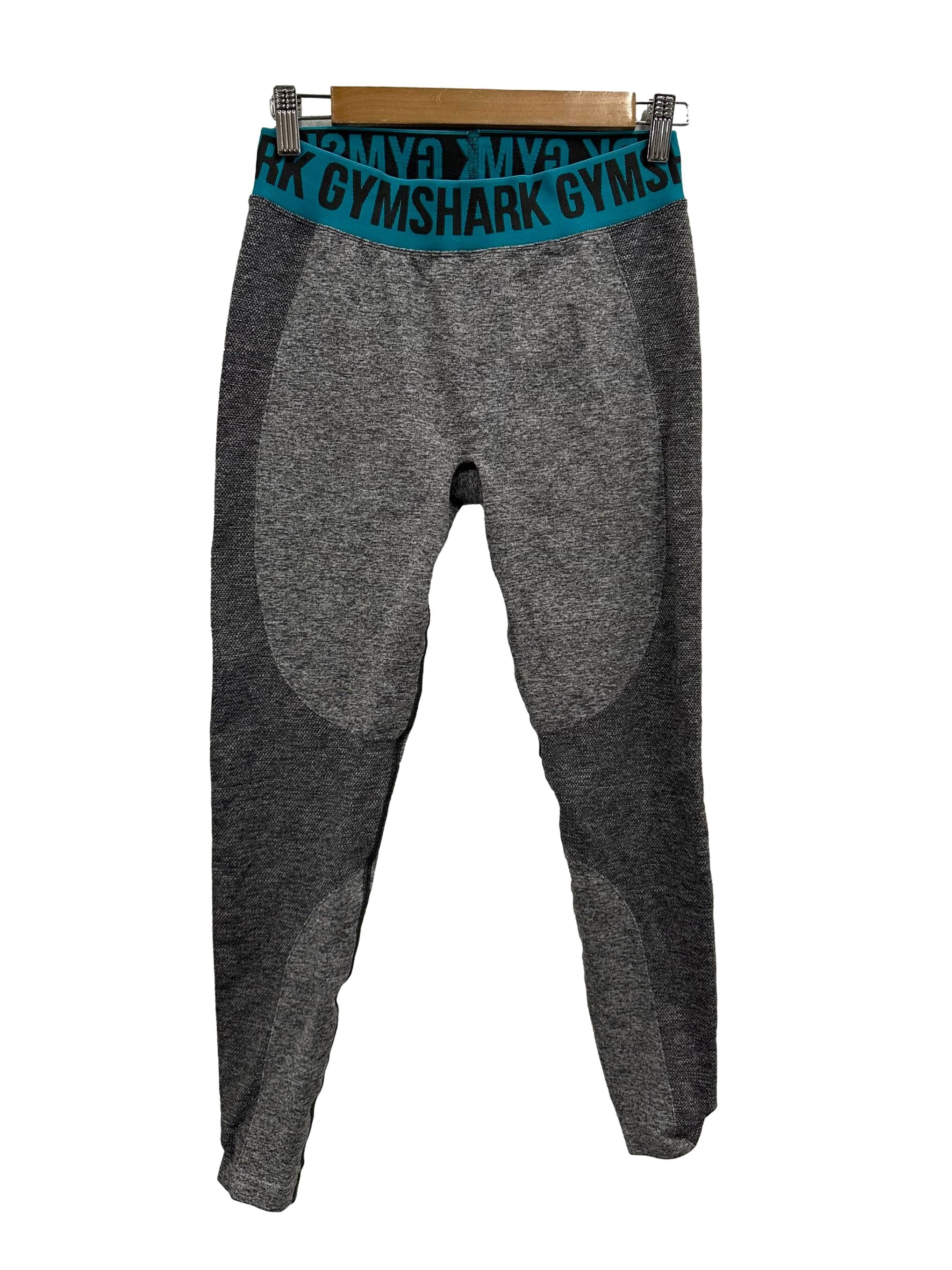 Grey Printed Waistband Leggings