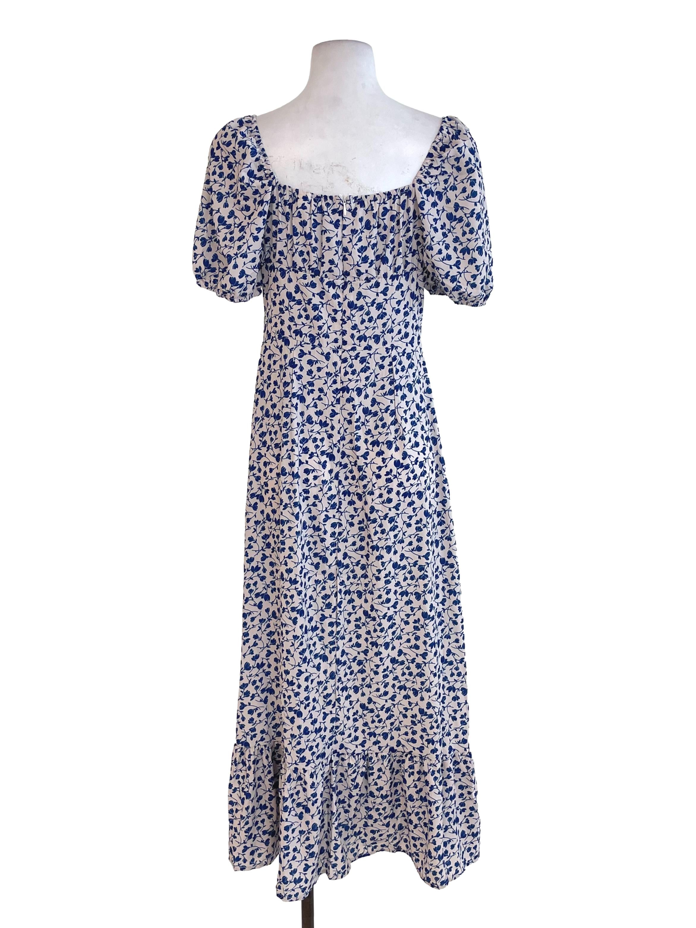 Parchment White Floral Dress