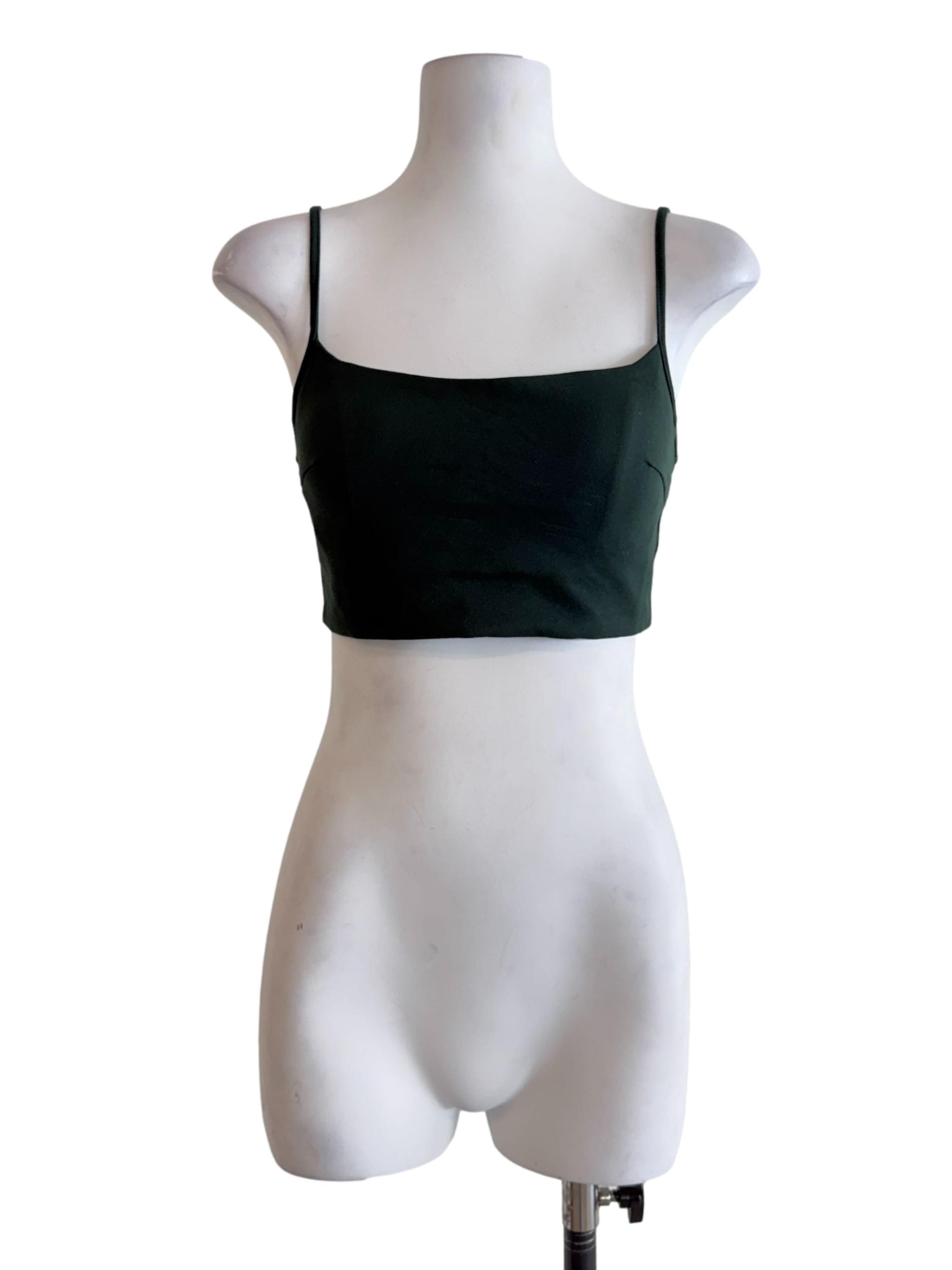 Seaweed Green Spaghetti Strap Top