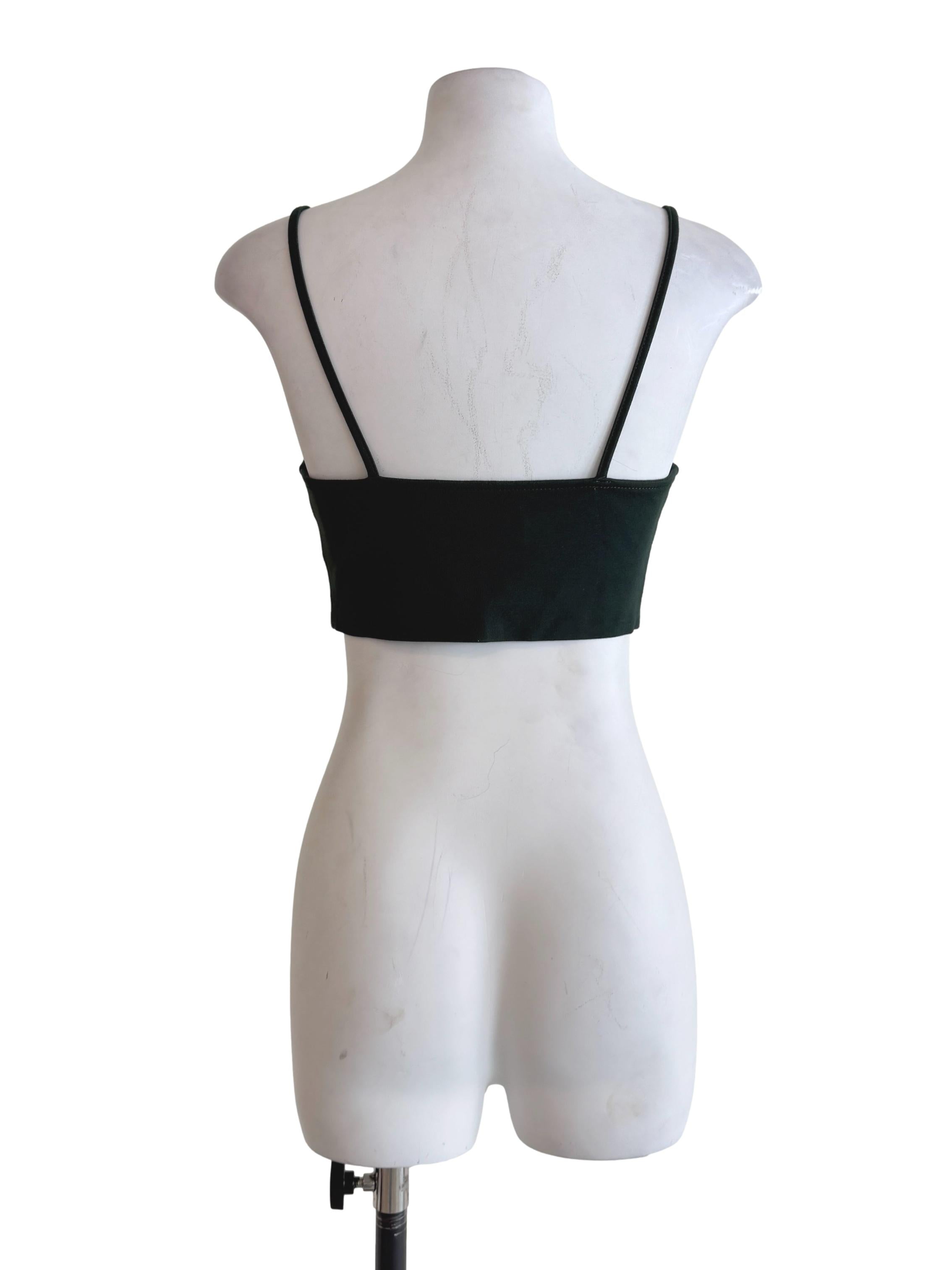 Seaweed Green Spaghetti Strap Top