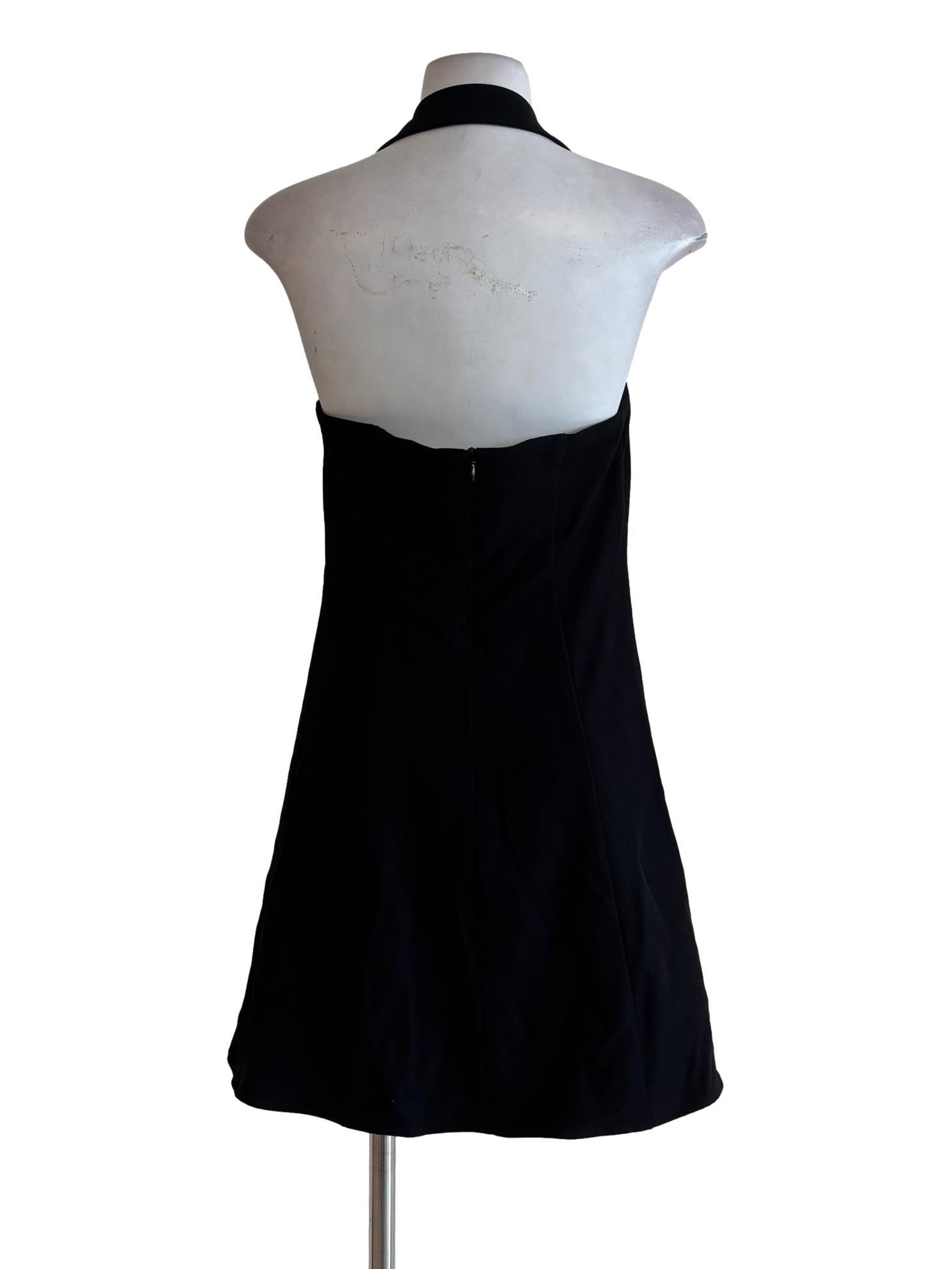 Soft Black Queen Anne Dress