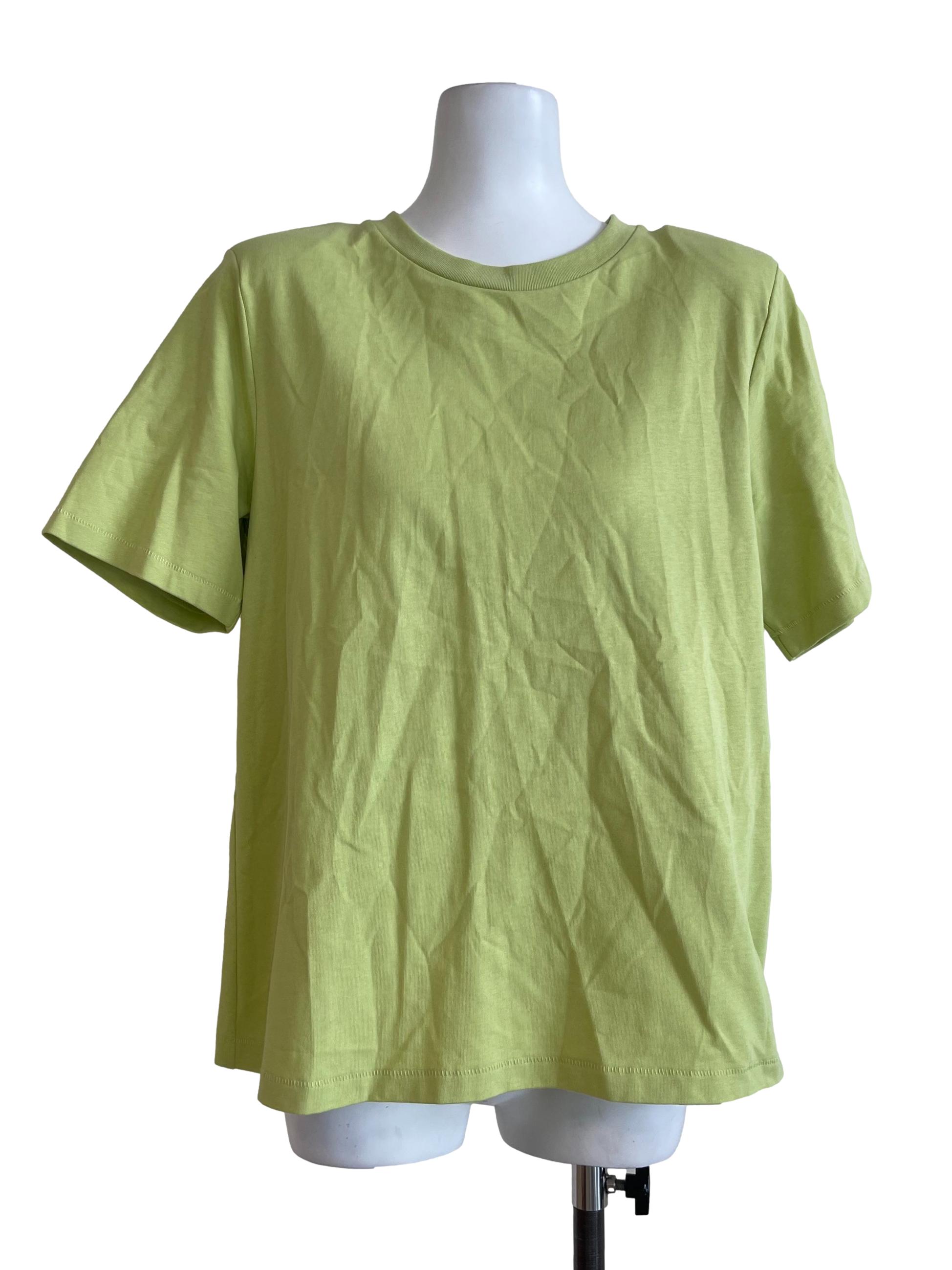 Lime Green Plain T-Shirt