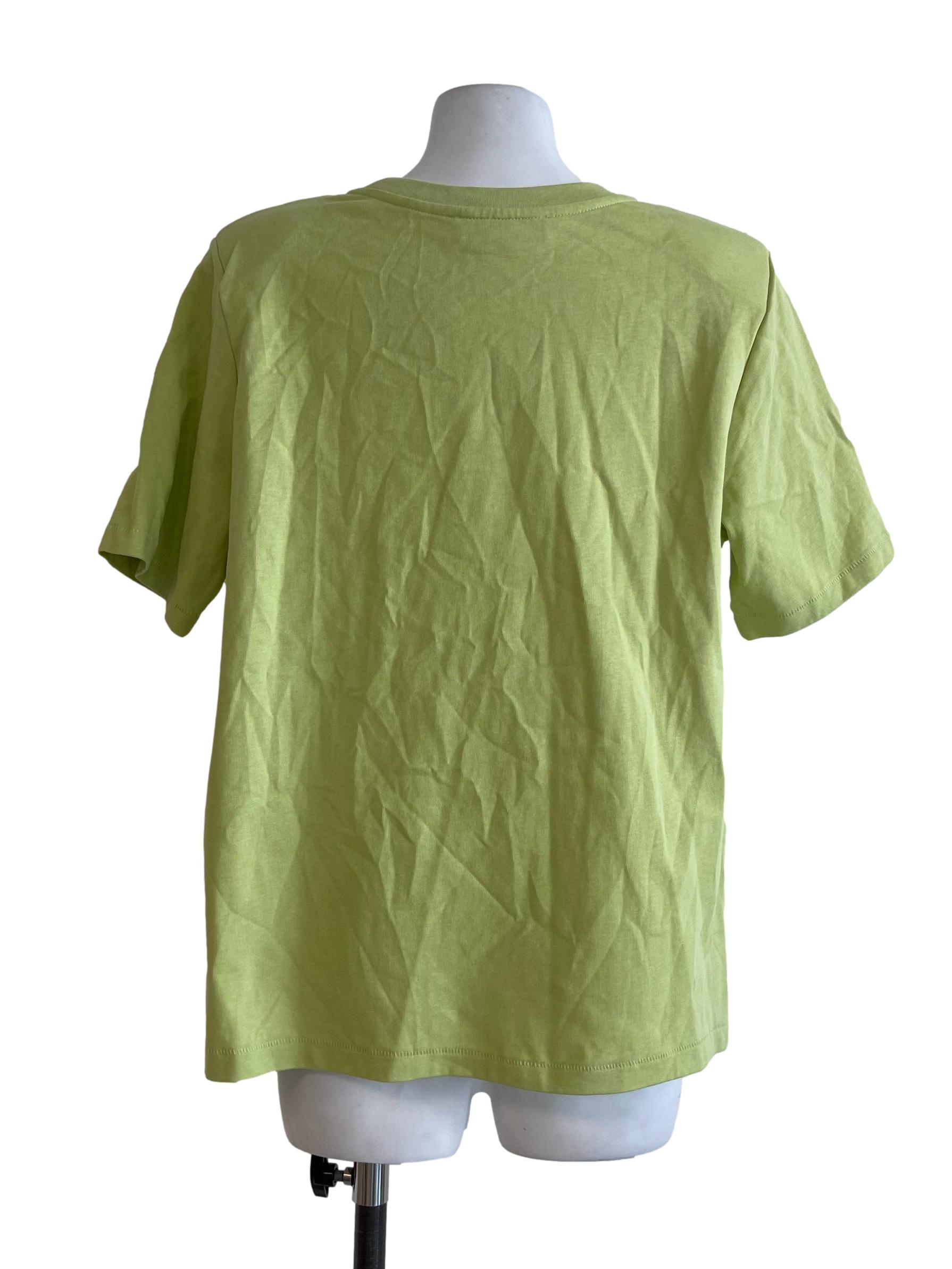 Lime Green Plain T-Shirt