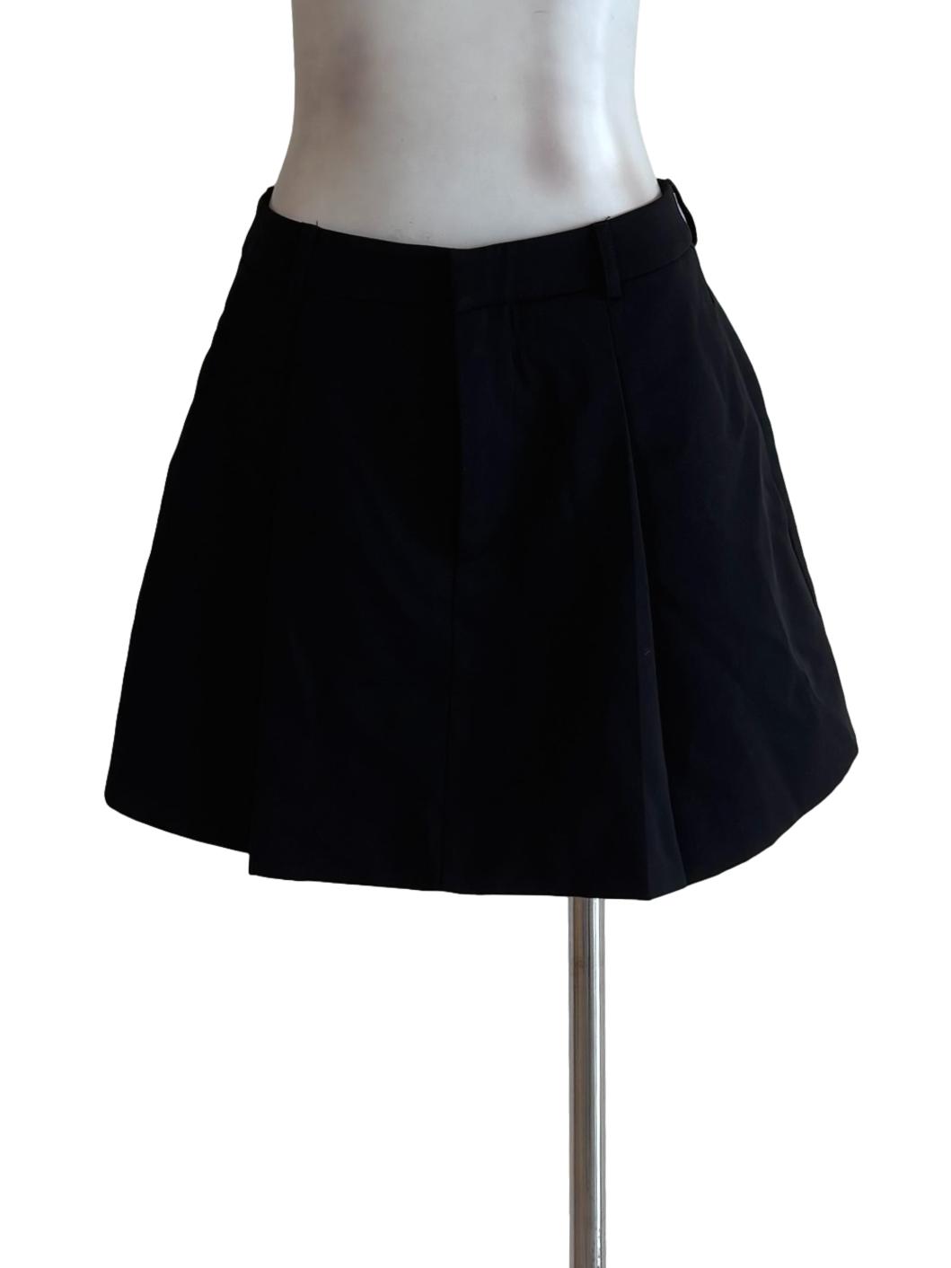 Night Black Mini Skirt